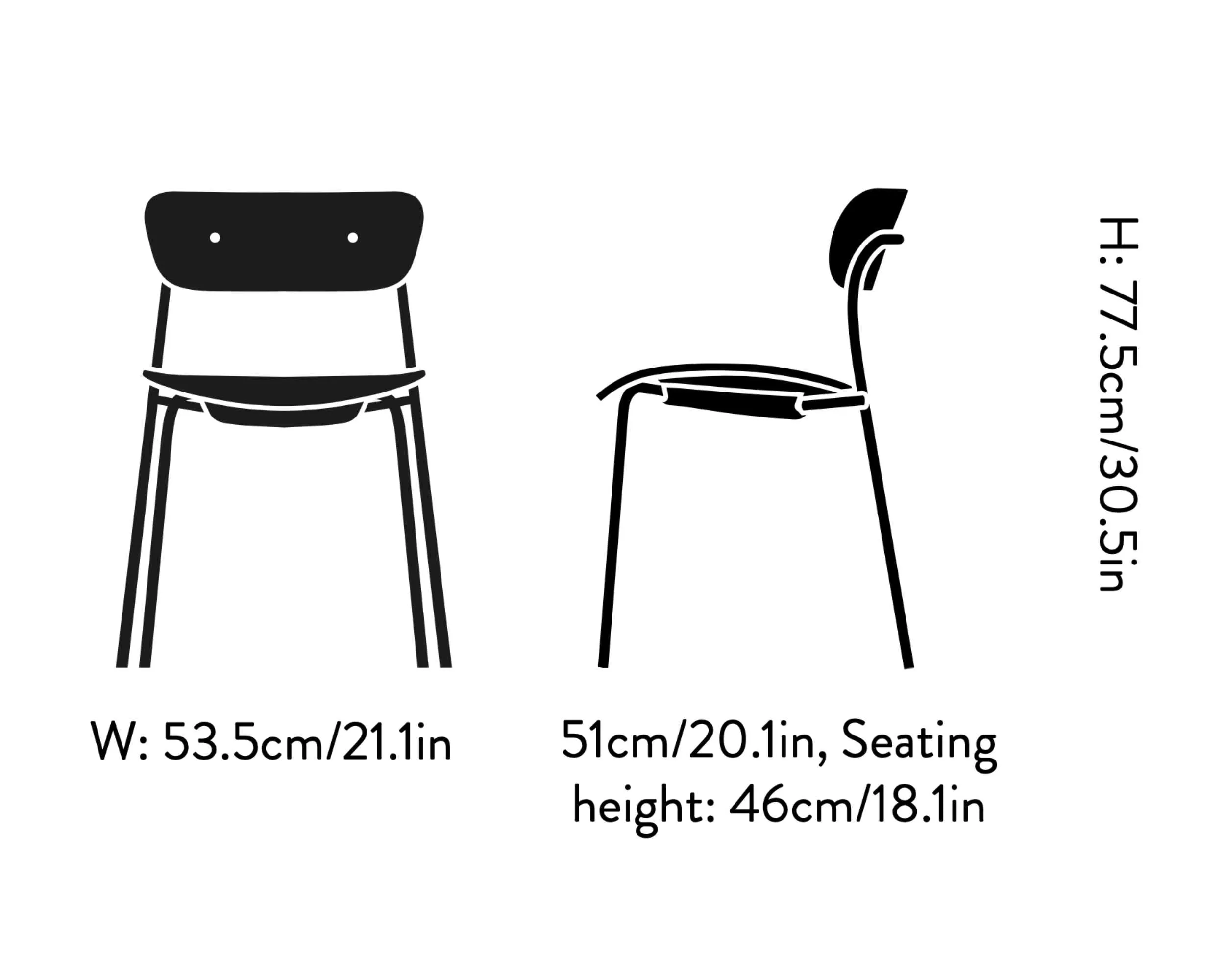 &Tradition AV1 Pavilion Chair, lacquered walnut/black/matt brass