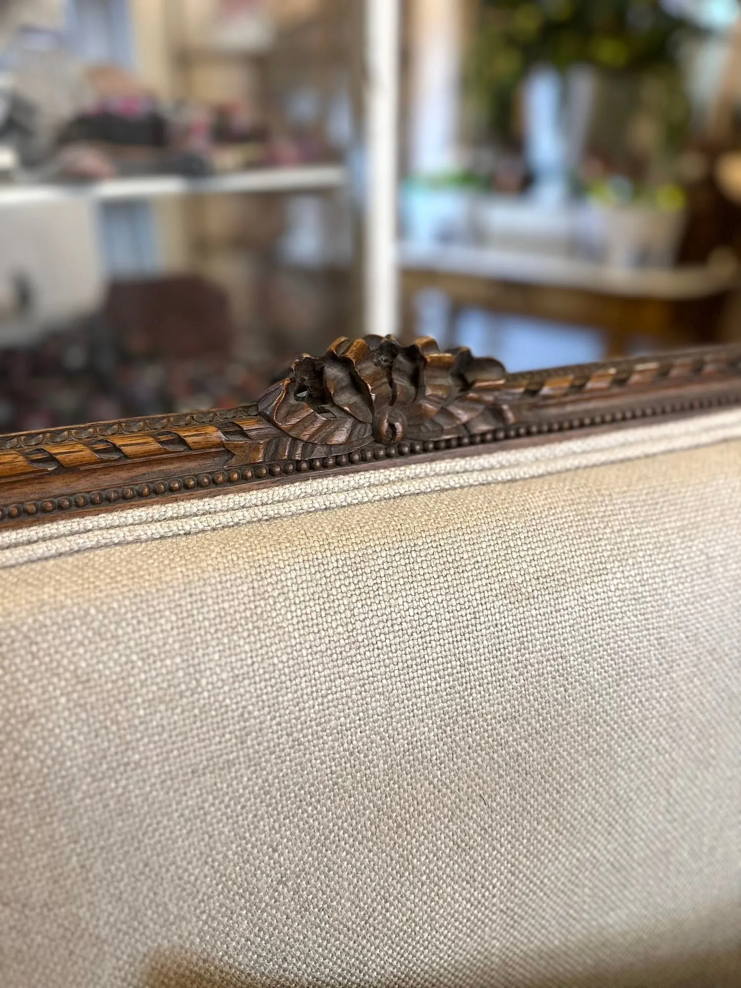 Antique French Three Piece Walnut Duchess Suite