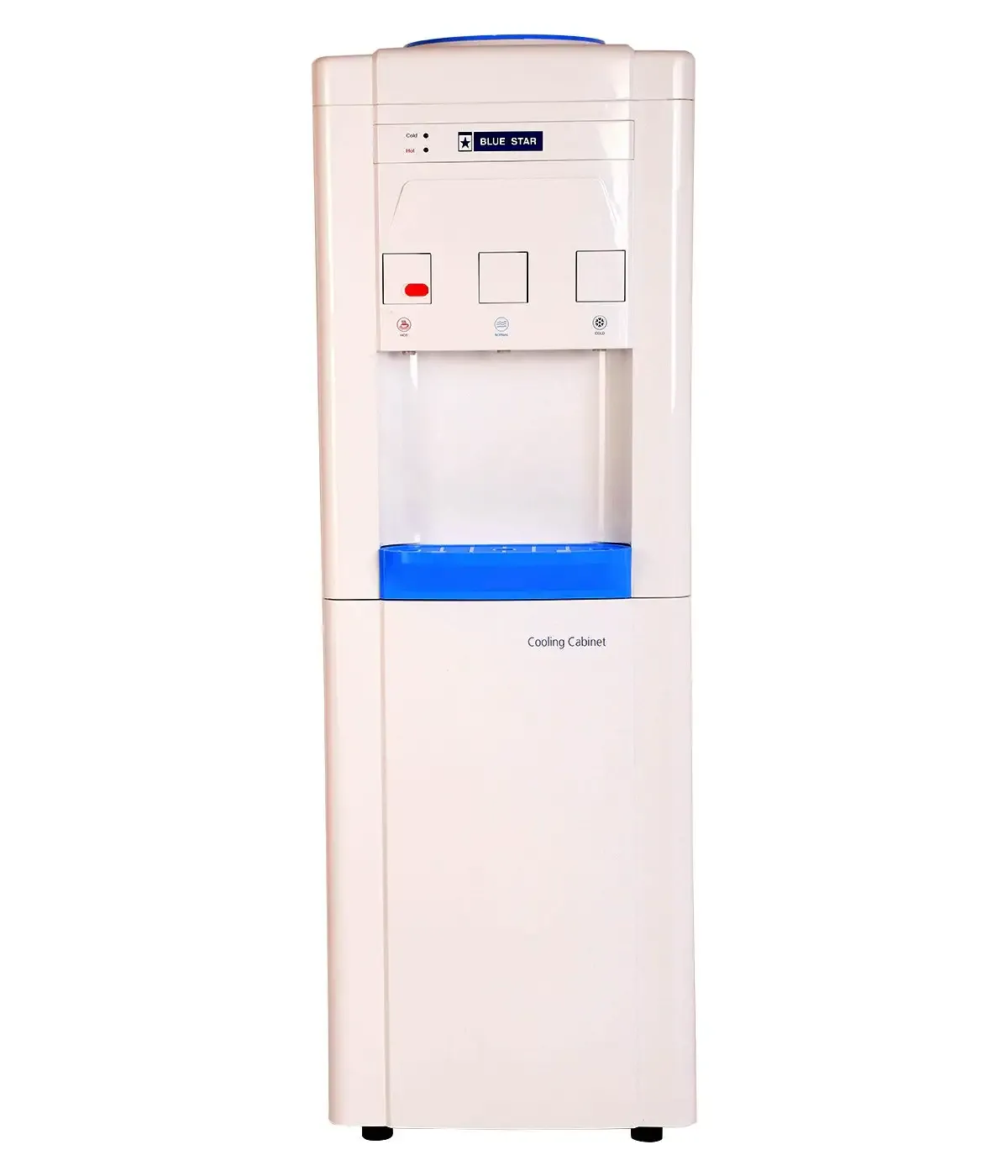 Blue Star BWD3FMRGA | Hot, Cold & Normal Water Dispenser with Refrigerator
