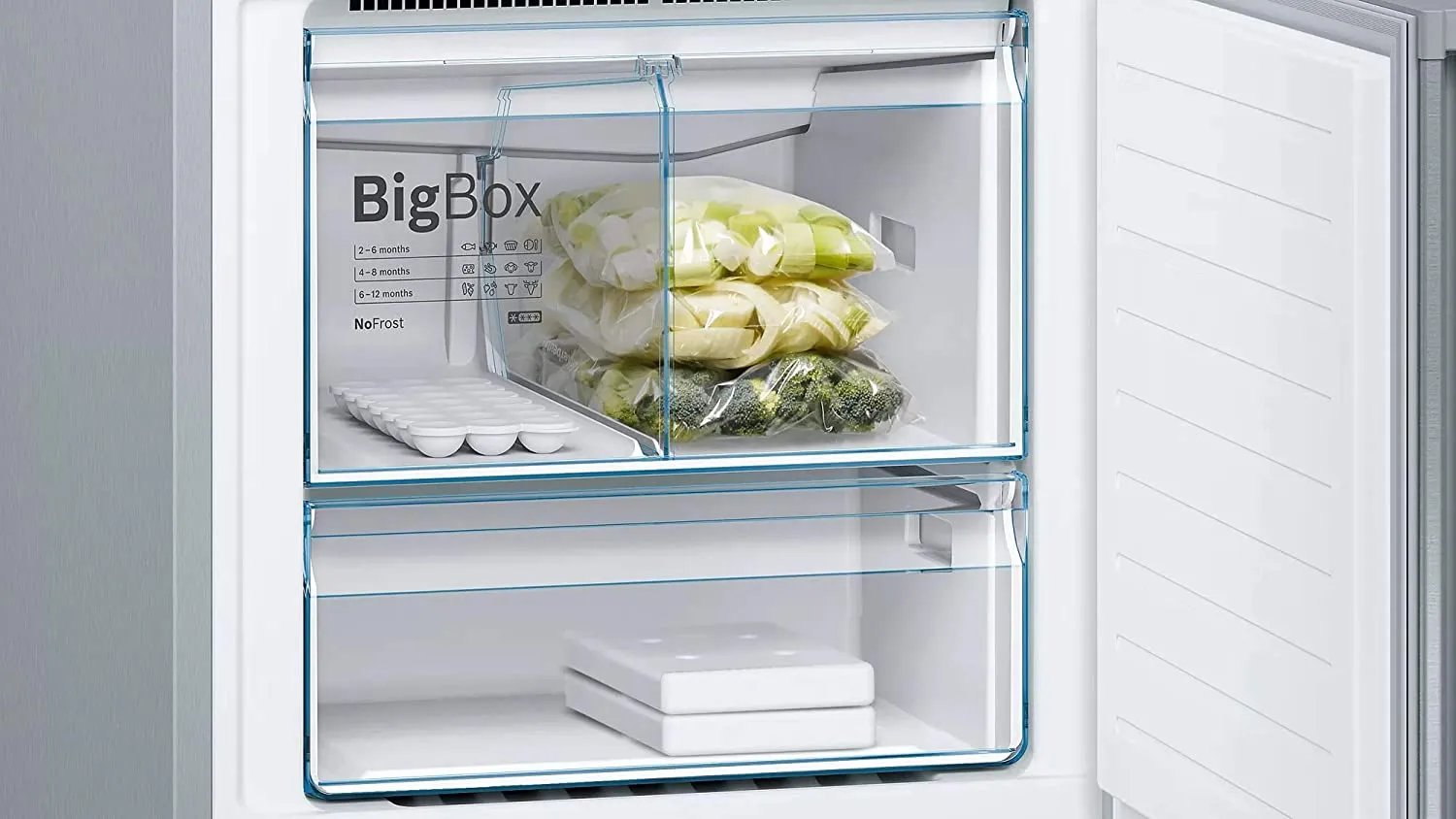 Bosch KGN56XI40I 559 L 2 Star Inverter Double Door Refrigerator