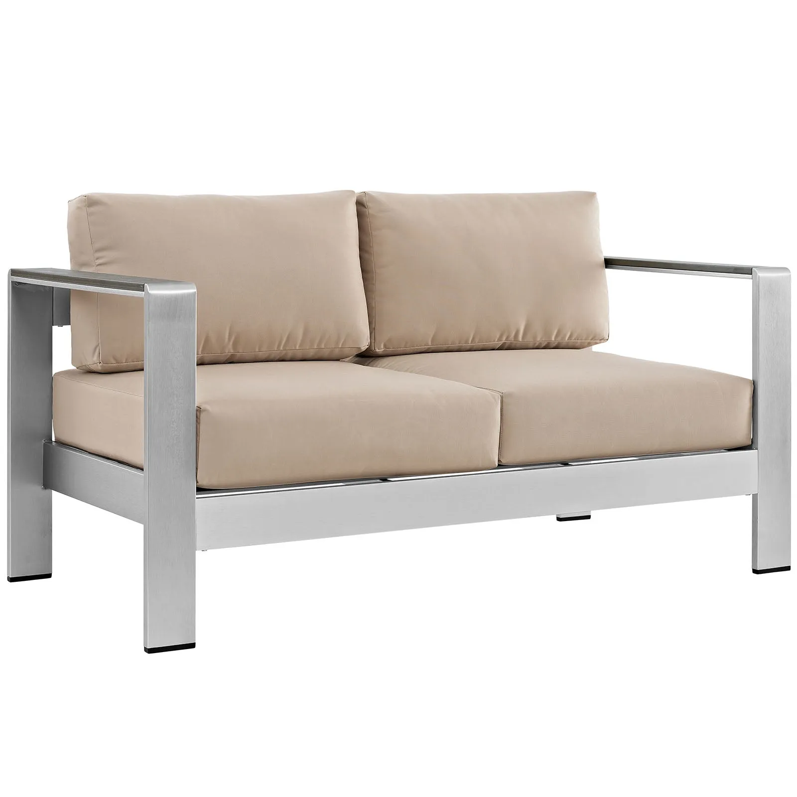 Coast Outdoor Patio Aluminum Loveseat