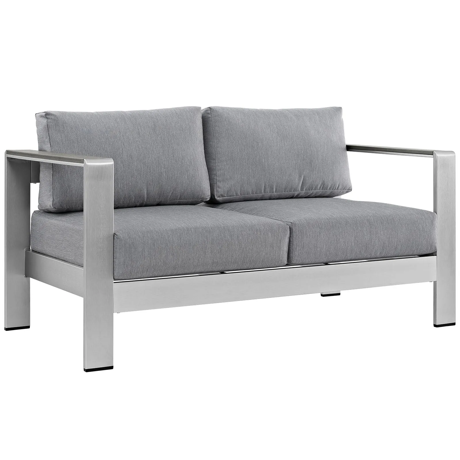 Coast Outdoor Patio Aluminum Loveseat