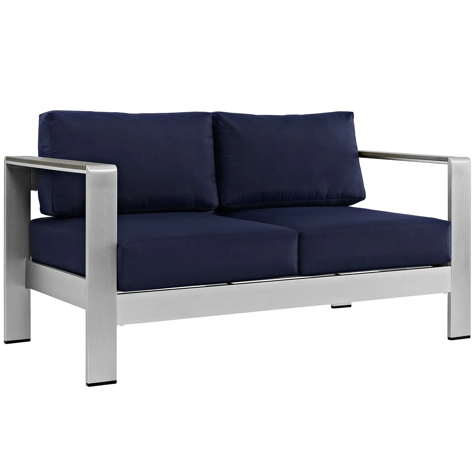 Coast Outdoor Patio Aluminum Loveseat
