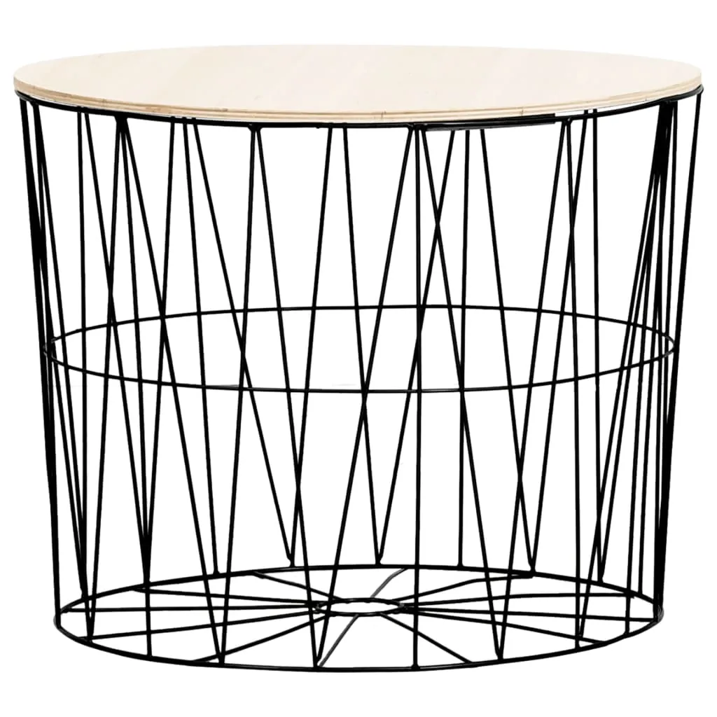 Coffee Table 4 pcs Black