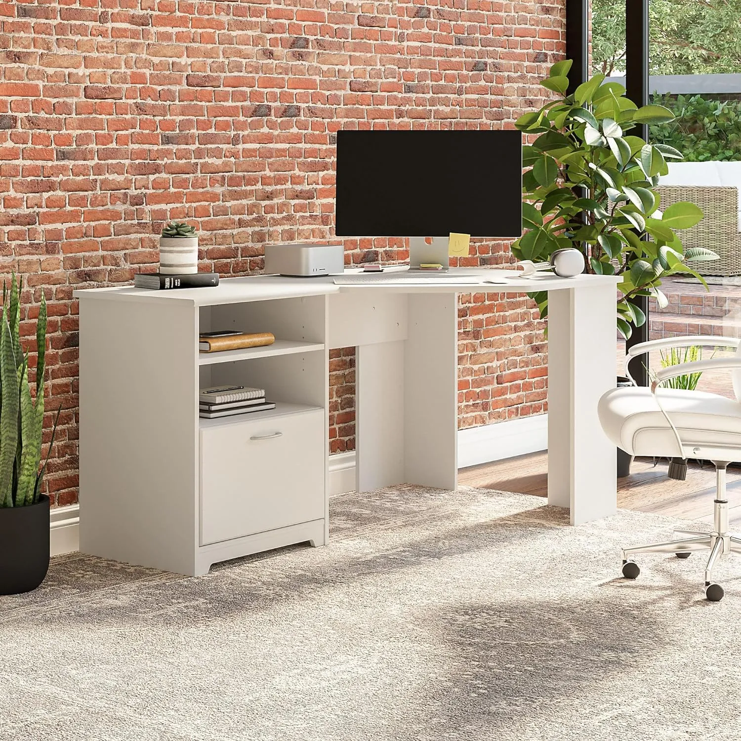 Corner Desk with Storage Boasts