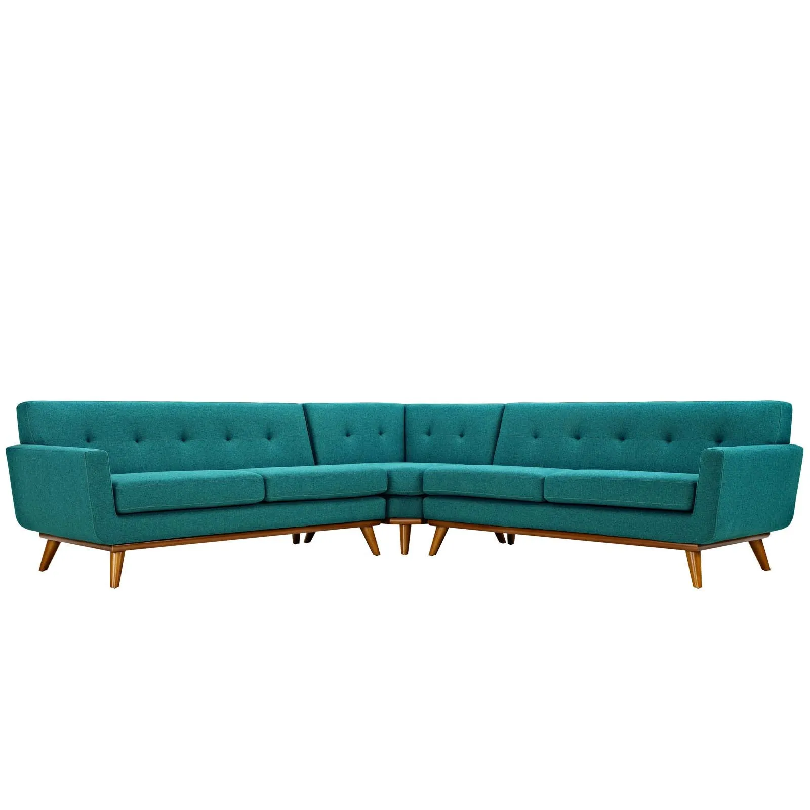 Engage L-Shaped Upholstered Fabric Sectional Sofa