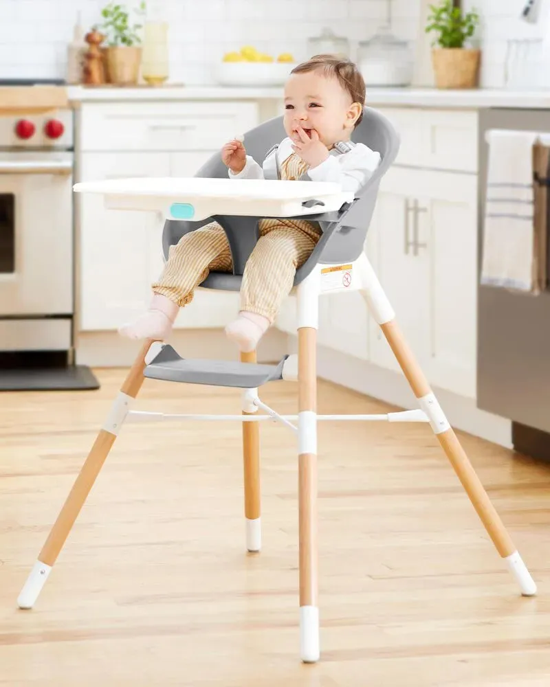 EON 4-In-1 High Chair - Grey/White