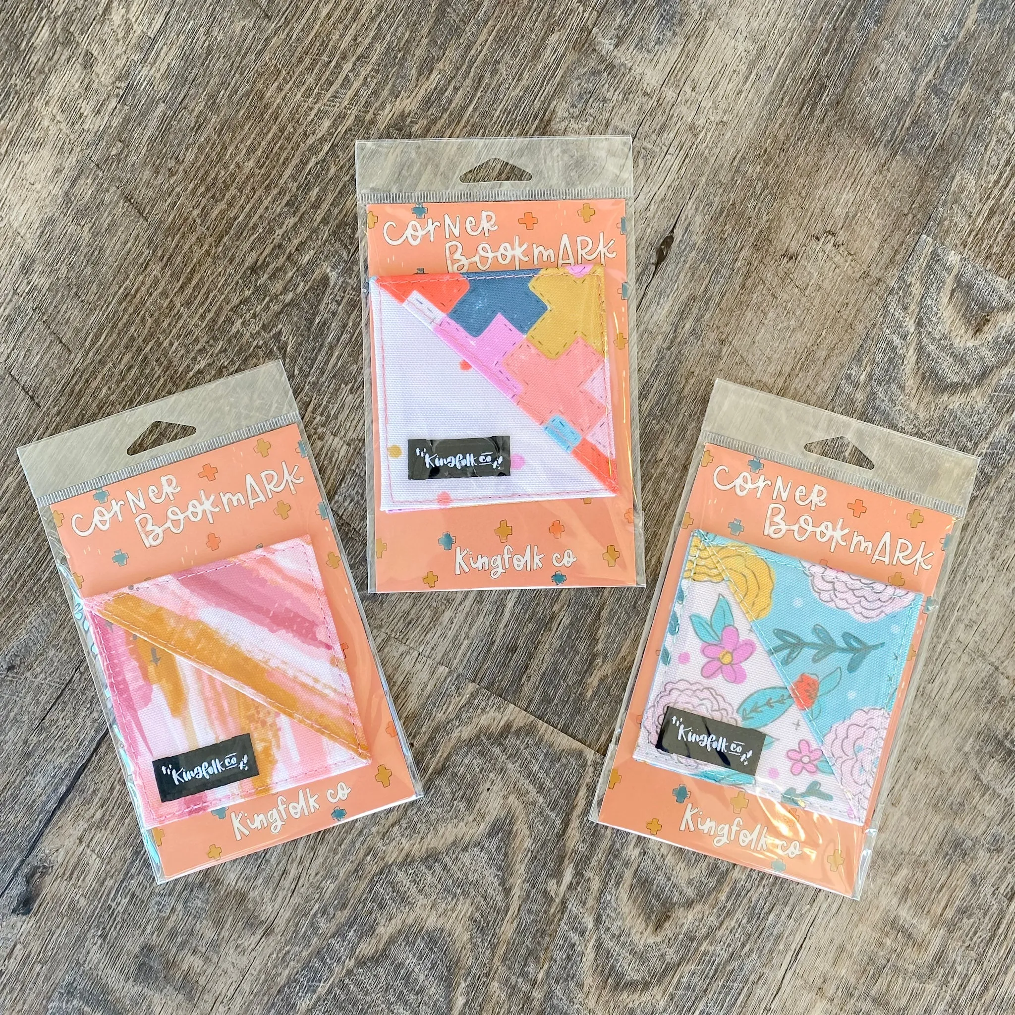 Fabric Corner Bookmark