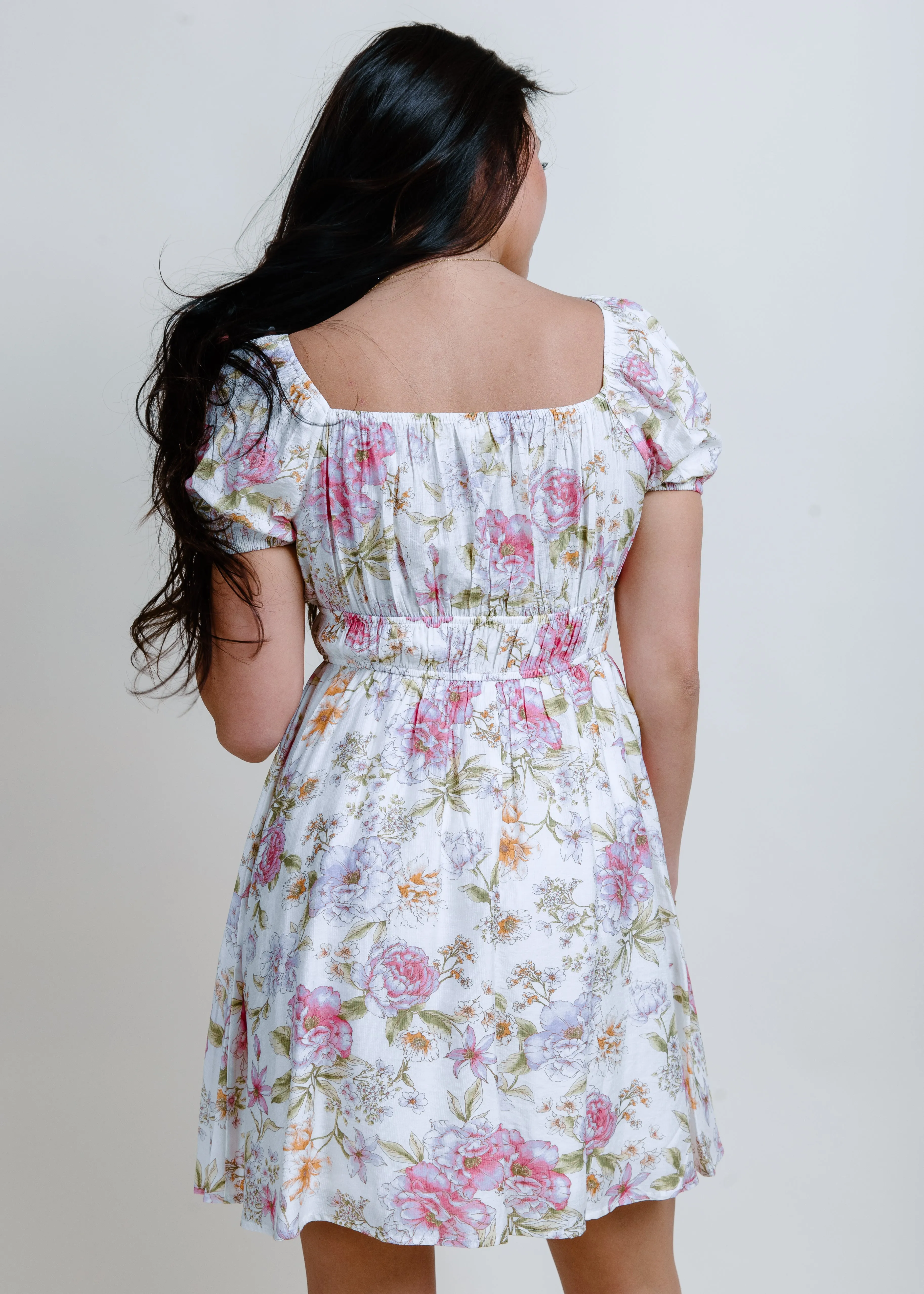 Garden Party Floral Mini Dress
