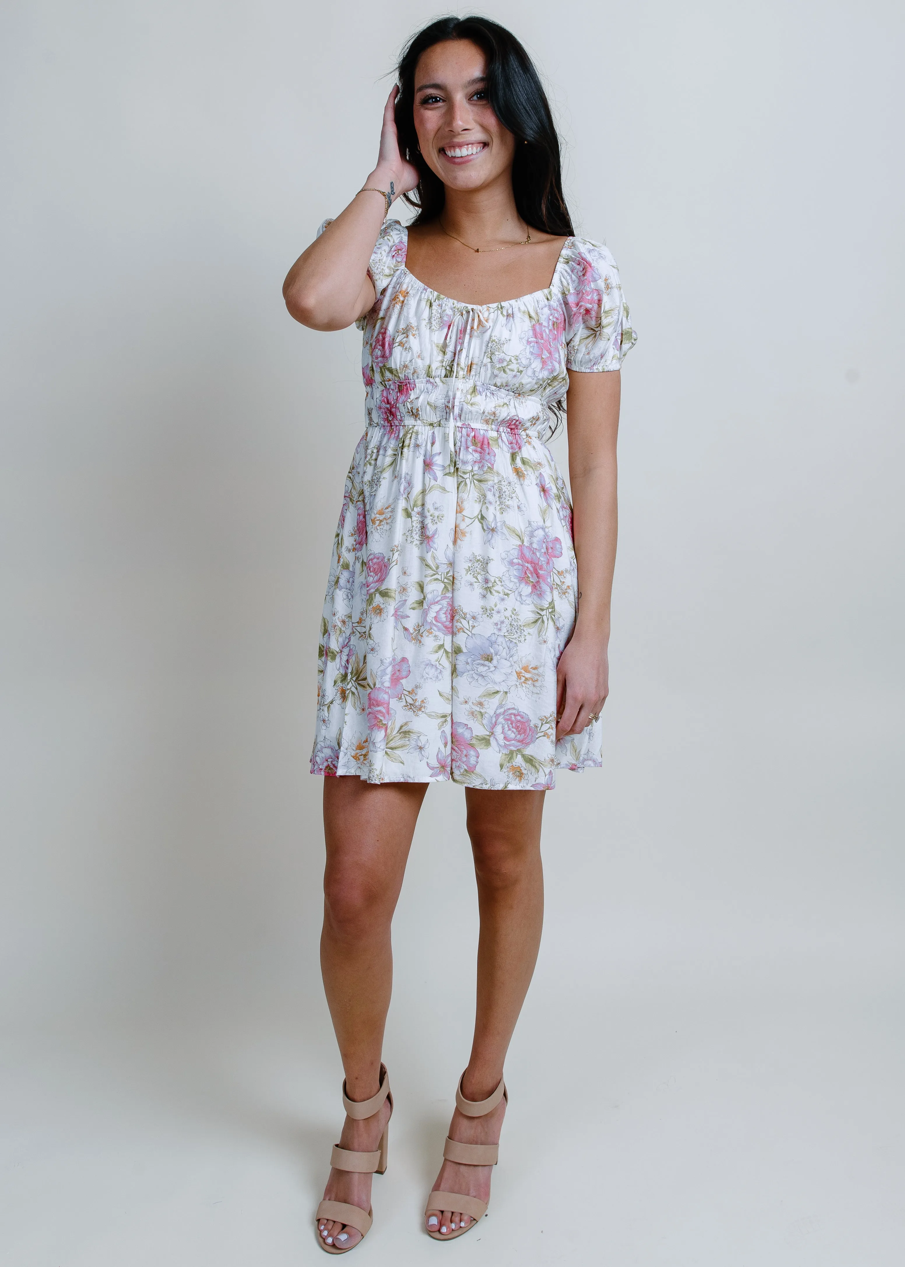 Garden Party Floral Mini Dress
