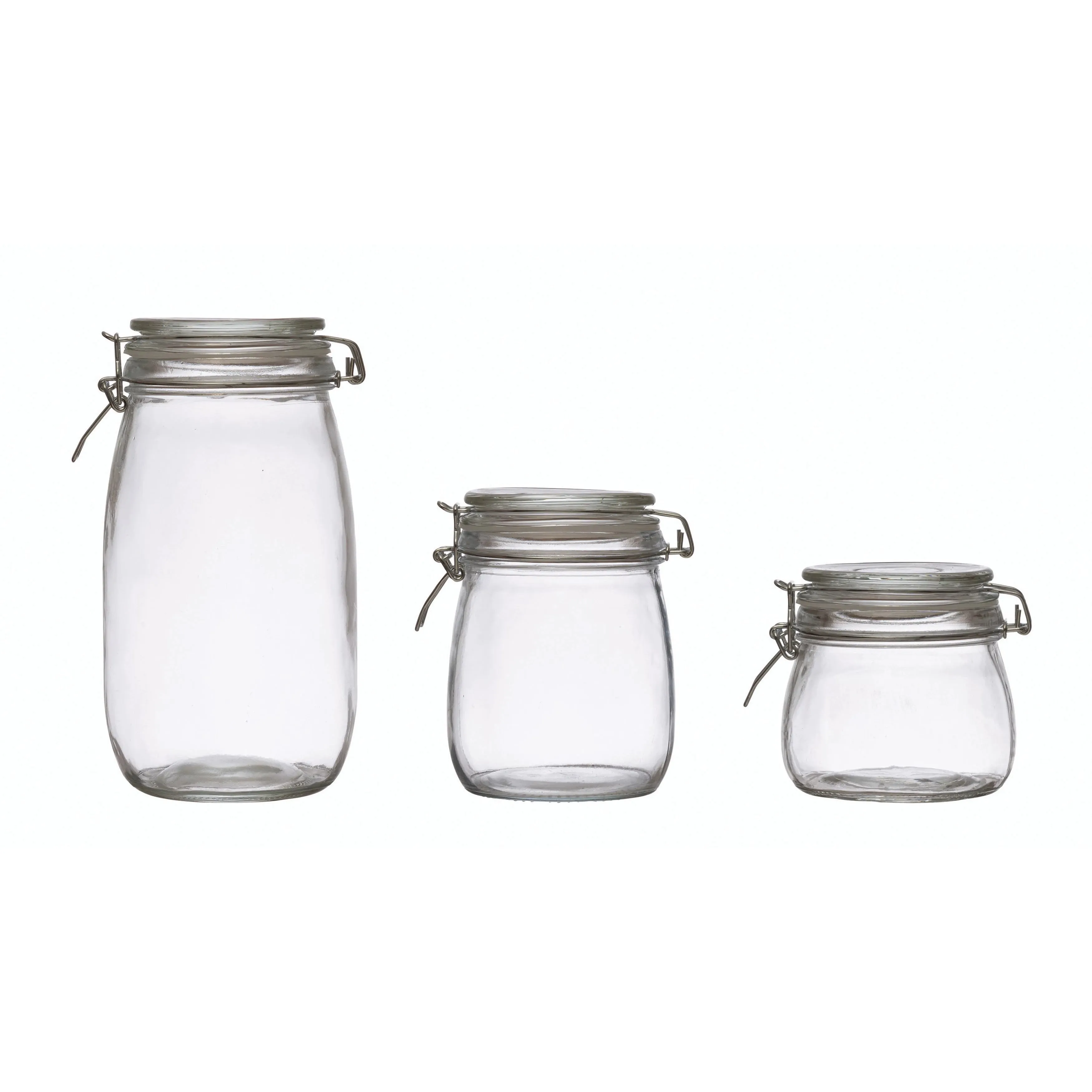 Glass Jar W/ Clamp Lid
