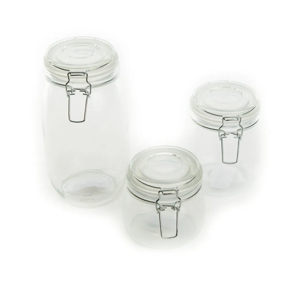 Glass Jar W/ Clamp Lid