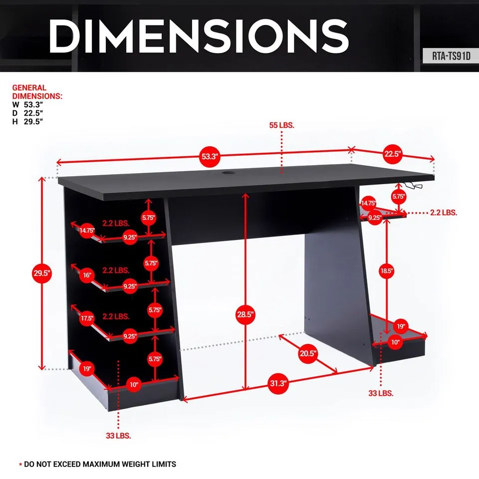 Jango Modern Gaming Desk
