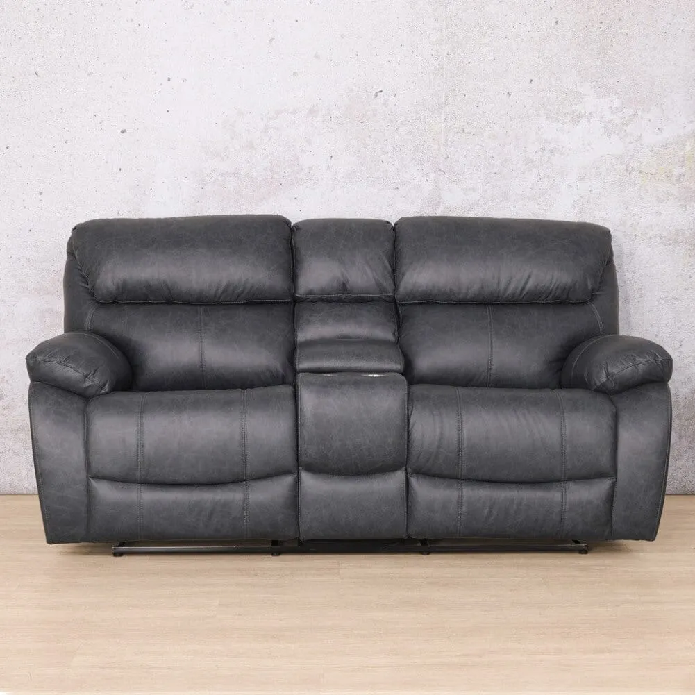 Kuta 2 Seater Home Theatre Leather Recliner