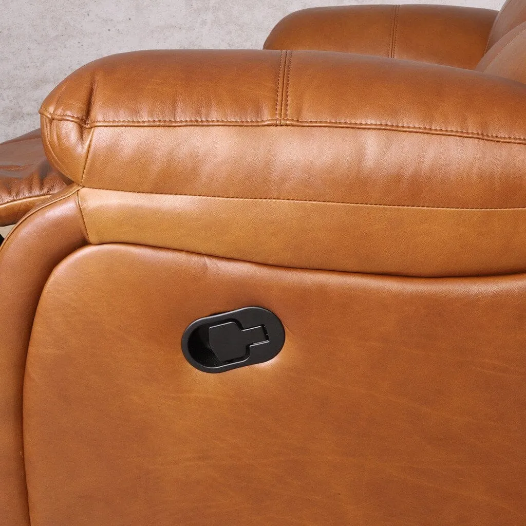 Kuta 2 Seater Leather Recliner