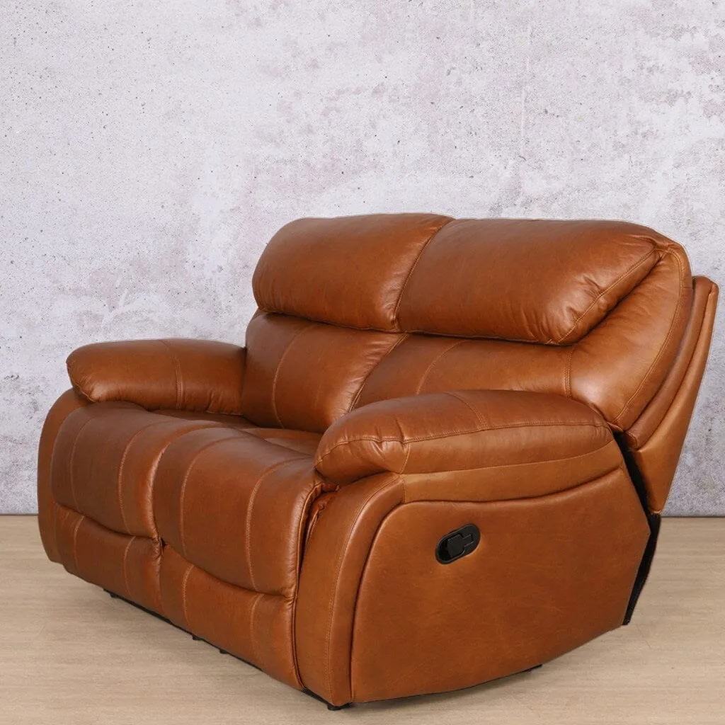 Kuta 2 Seater Leather Recliner