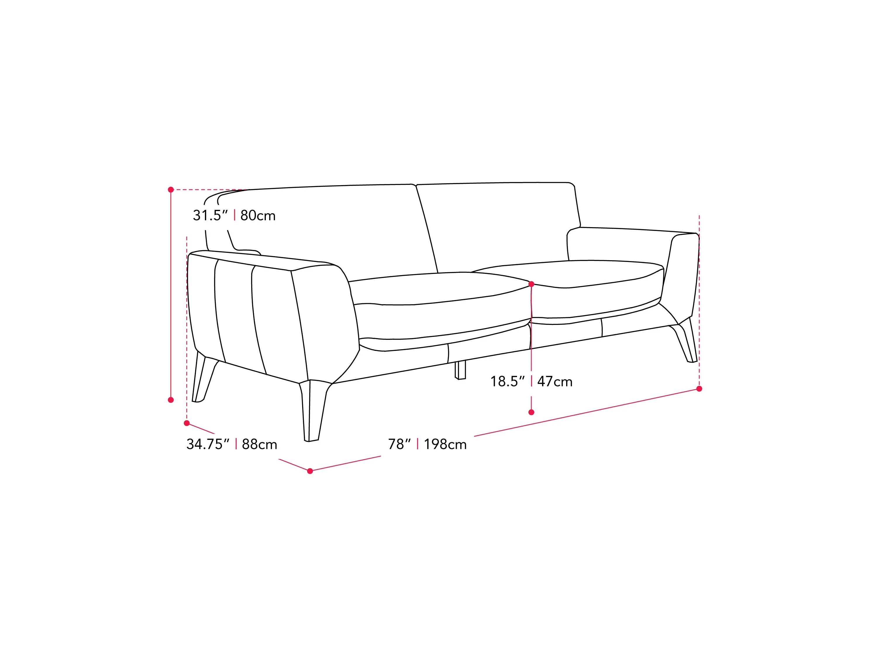 Light Grey 3 Seater Sofa