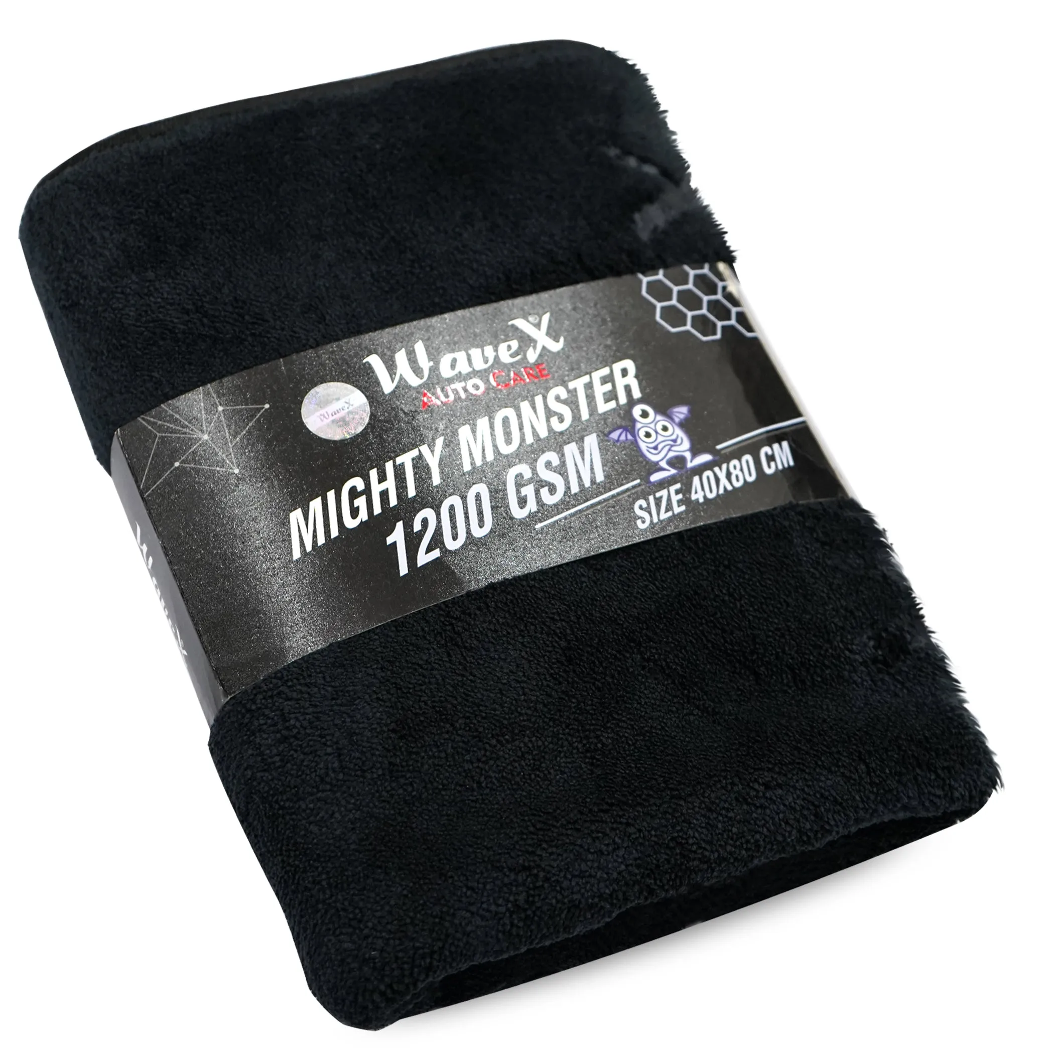 Microfiber Car Cleaning Cloth | 1200GSM Extra Large 40x80cm| Microfiber Cloth for Car and Bike | Grey, Soft, Super Water Absorbent  Ideal for Car and Bike Drying and Washing