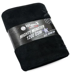 Microfiber Car Cleaning Cloth | 1200GSM Extra Large 40x80cm| Microfiber Cloth for Car and Bike | Grey, Soft, Super Water Absorbent  Ideal for Car and Bike Drying and Washing
