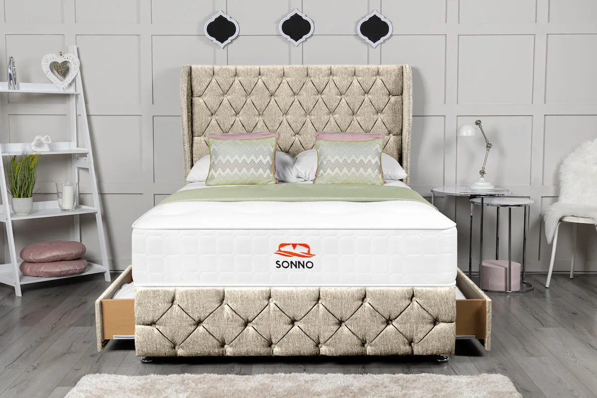 Monaco Wingback Divan Bed