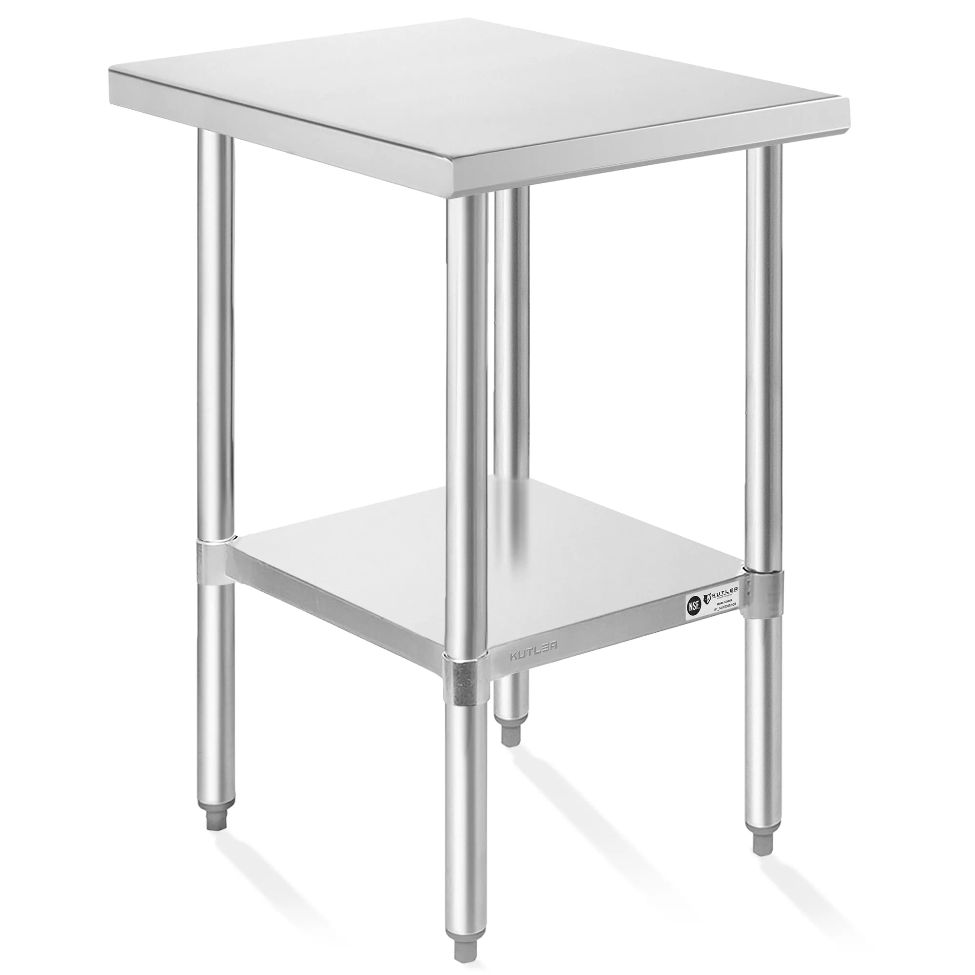 NSF Commercial Stainless Steel Table for Kitchen Prep & Work