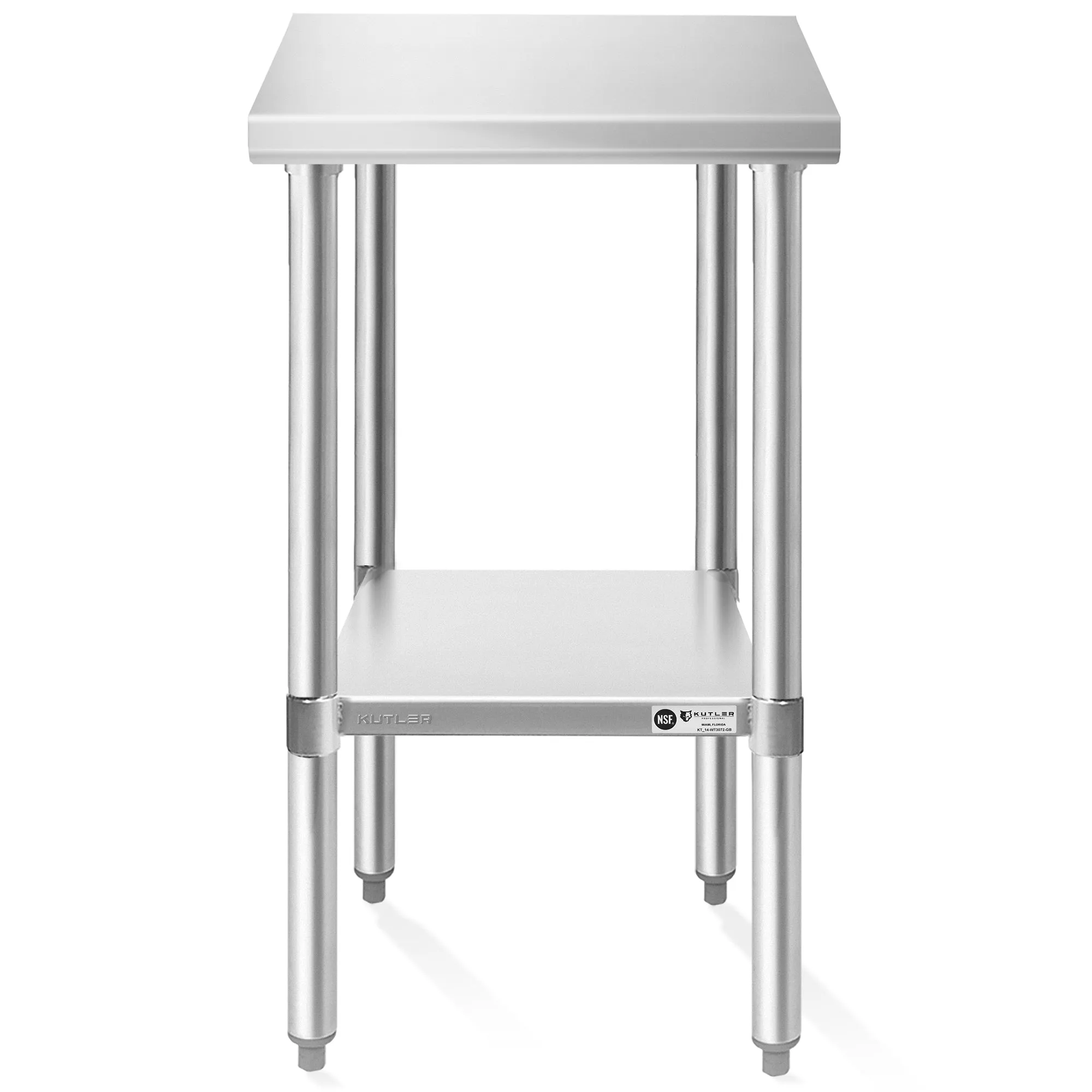 NSF Commercial Stainless Steel Table for Kitchen Prep & Work