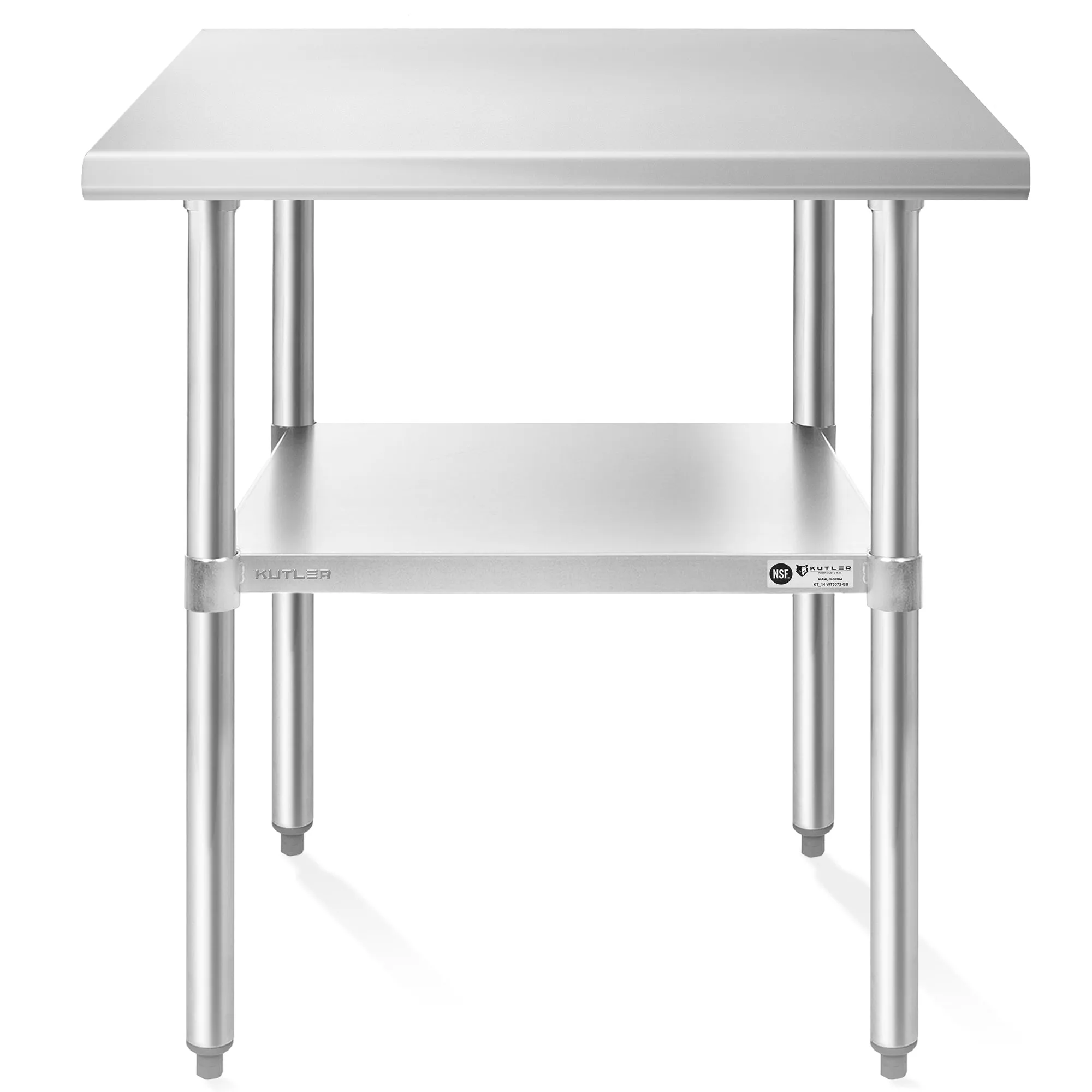 NSF Commercial Stainless Steel Table for Kitchen Prep & Work