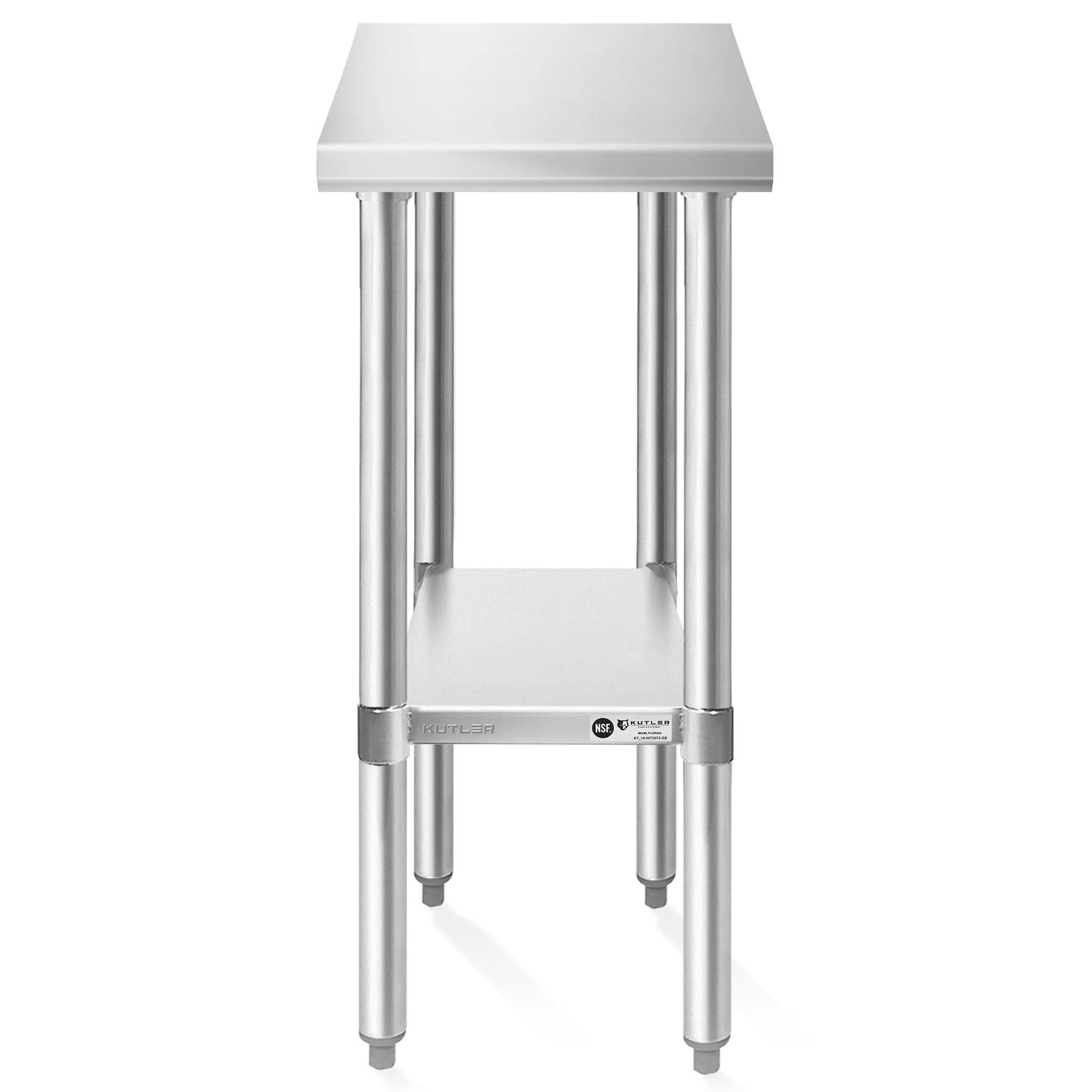 NSF Commercial Stainless Steel Table for Kitchen Prep & Work