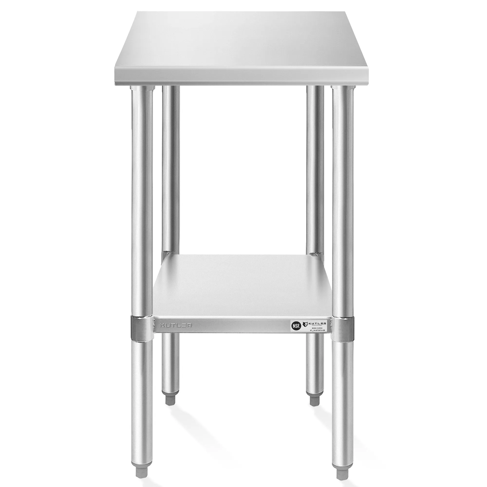 NSF Commercial Stainless Steel Table for Kitchen Prep & Work