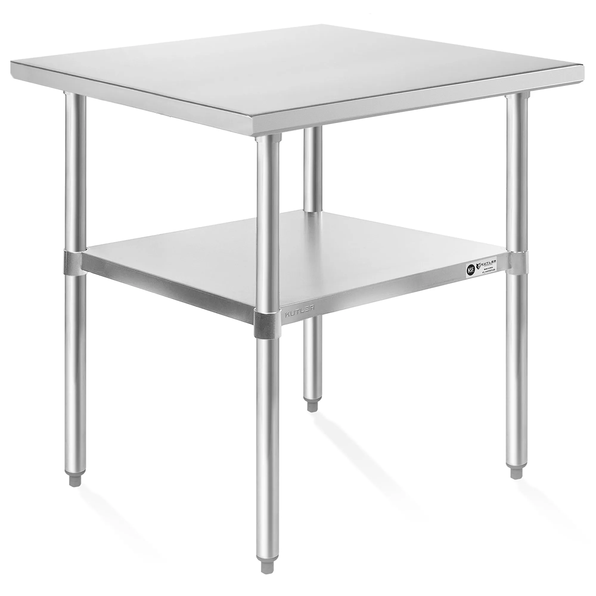 NSF Commercial Stainless Steel Table for Kitchen Prep & Work
