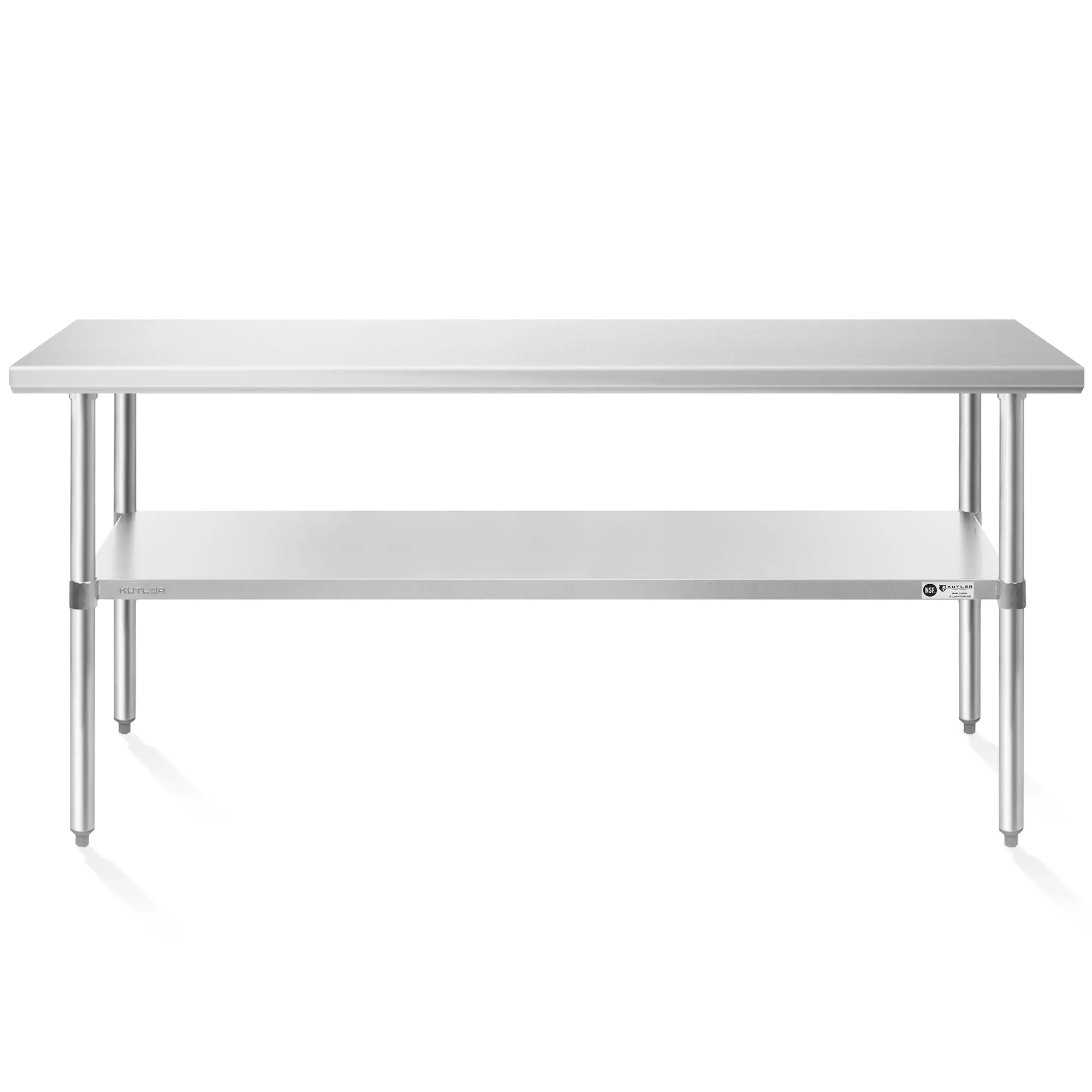 NSF Commercial Stainless Steel Table for Kitchen Prep & Work