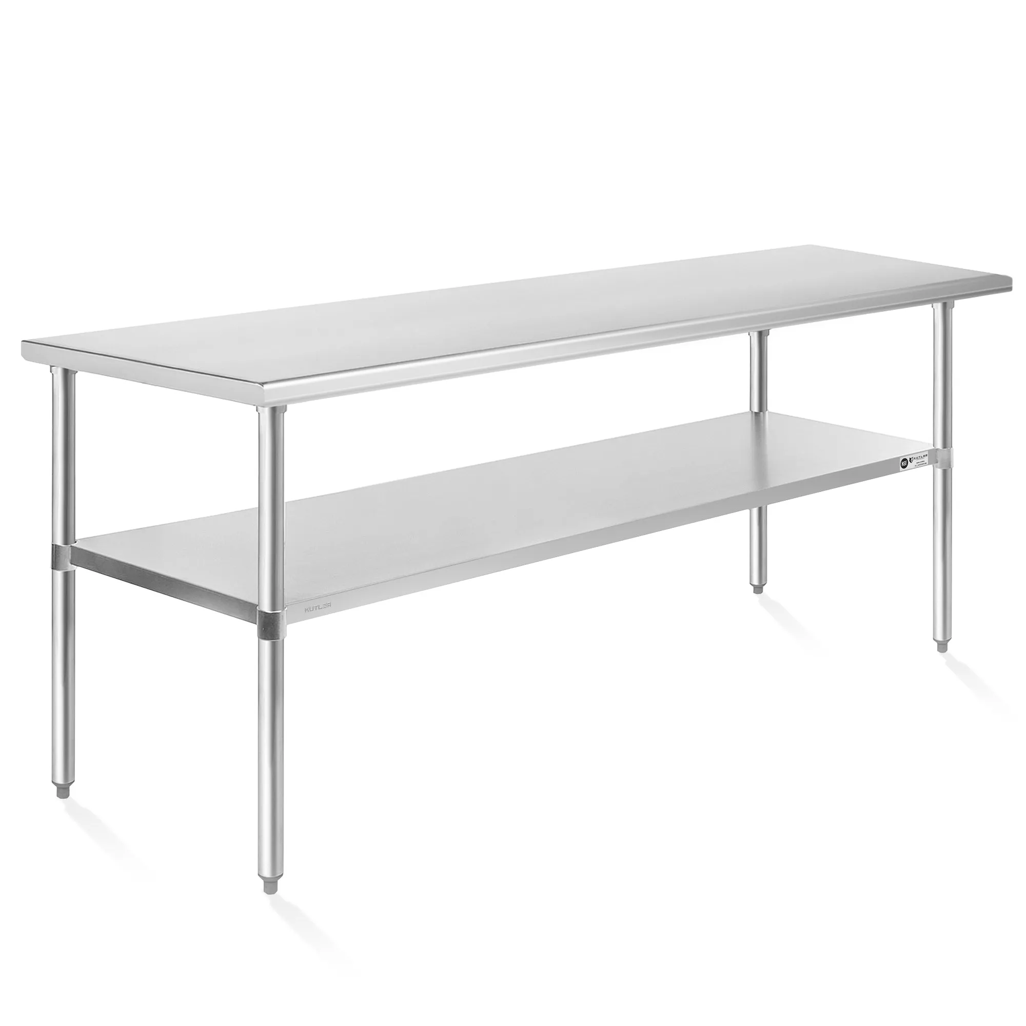 NSF Commercial Stainless Steel Table for Kitchen Prep & Work