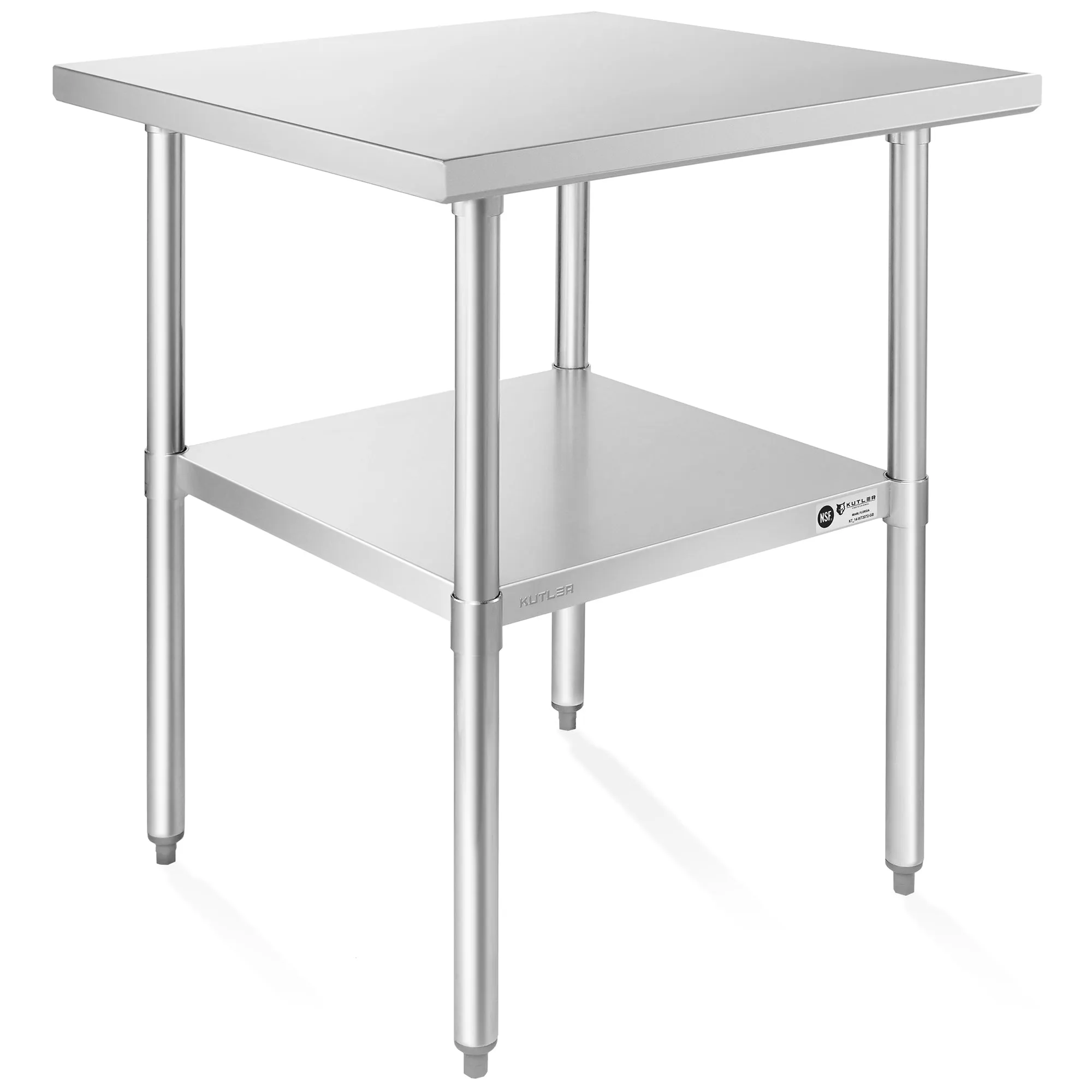 NSF Commercial Stainless Steel Table for Kitchen Prep & Work