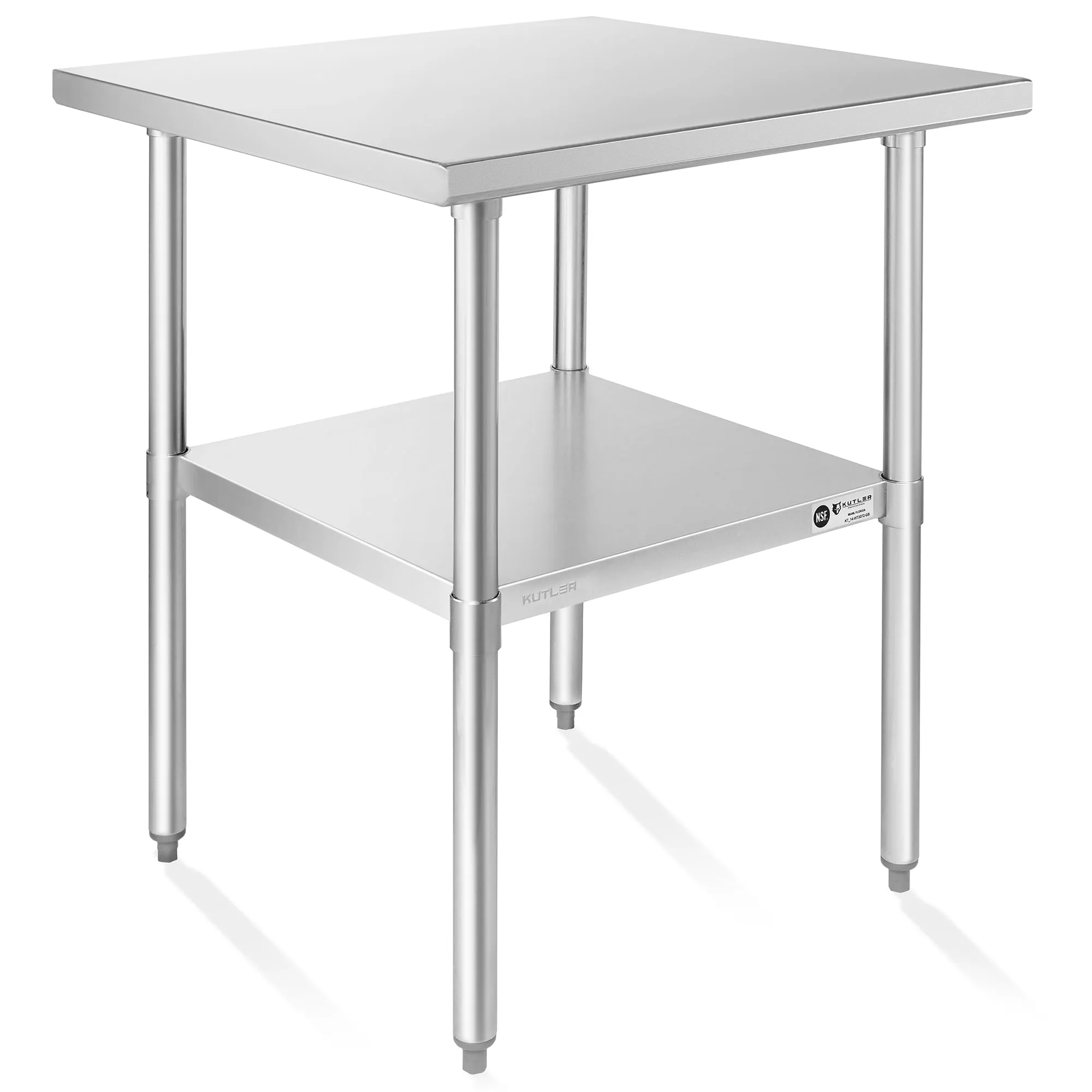 NSF Commercial Stainless Steel Table for Kitchen Prep & Work