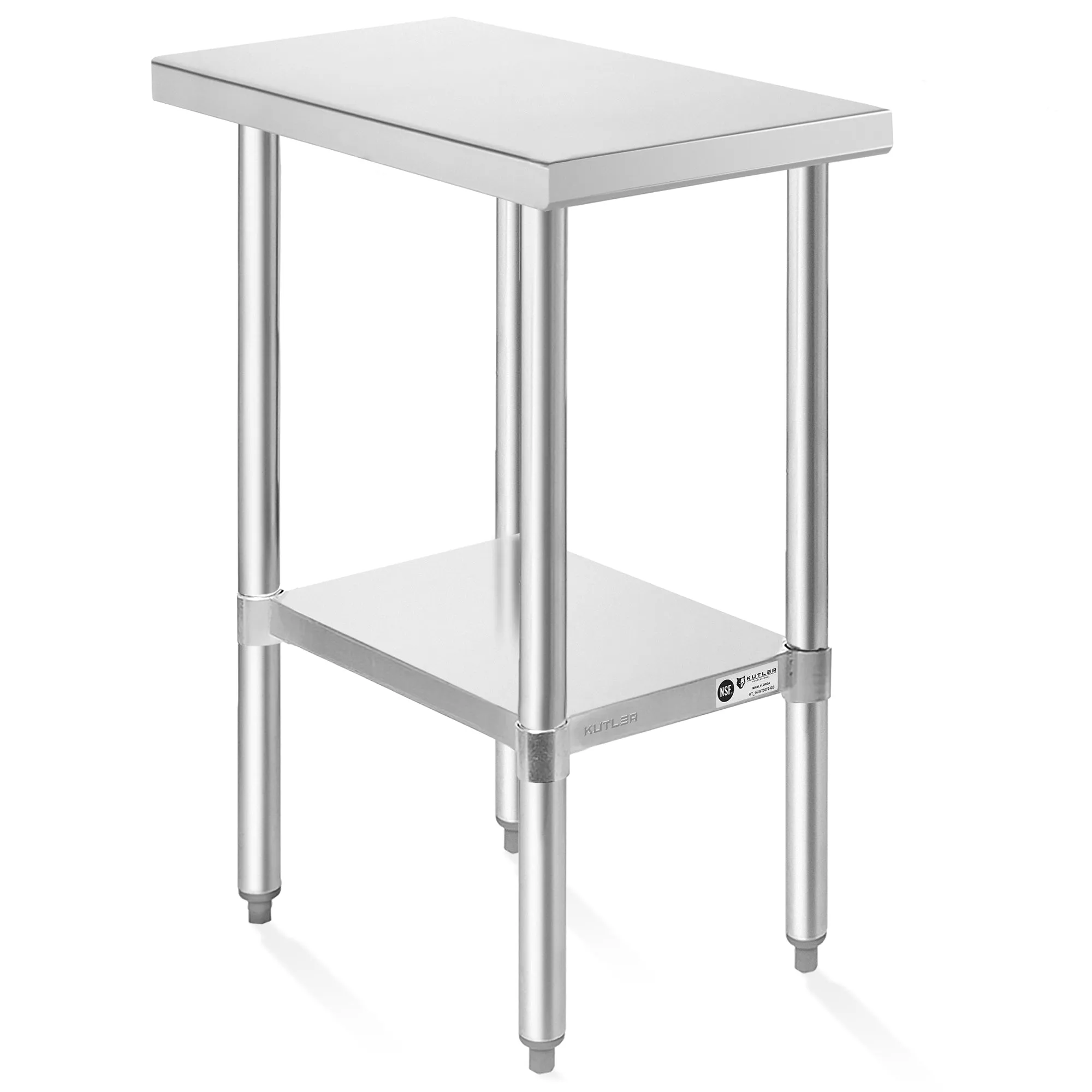 NSF Commercial Stainless Steel Table for Kitchen Prep & Work