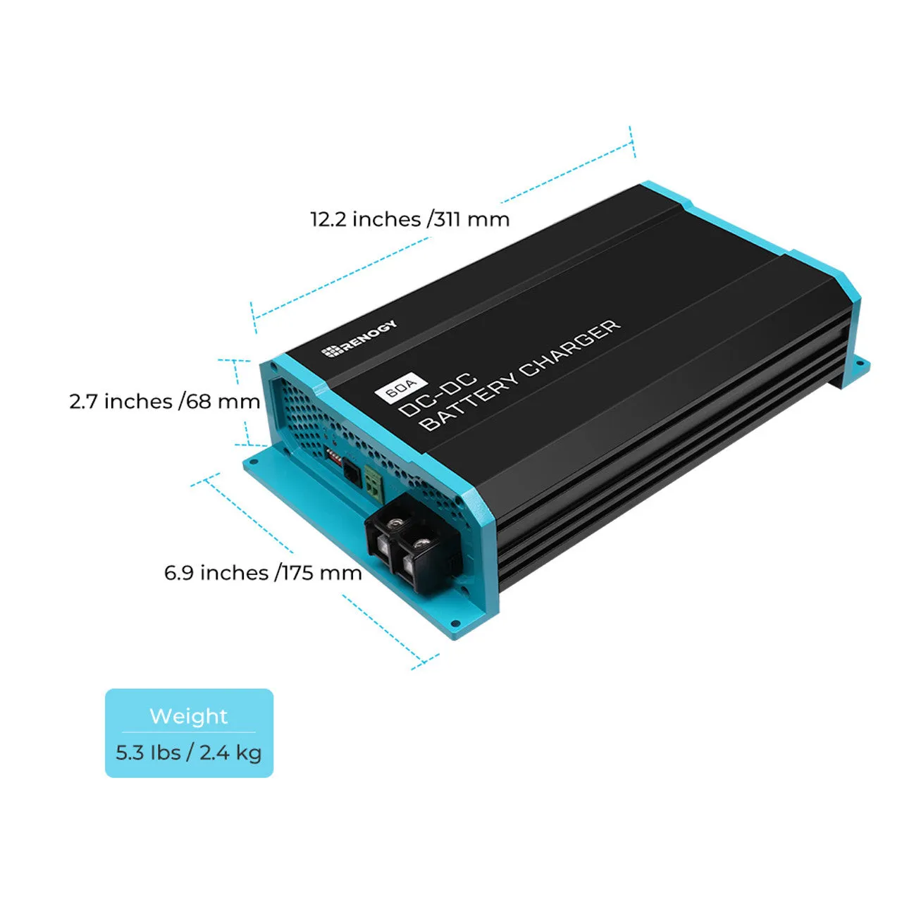 RENOGY 12V 60A DC to DC Battery Charger | RNG-DCC1212-60