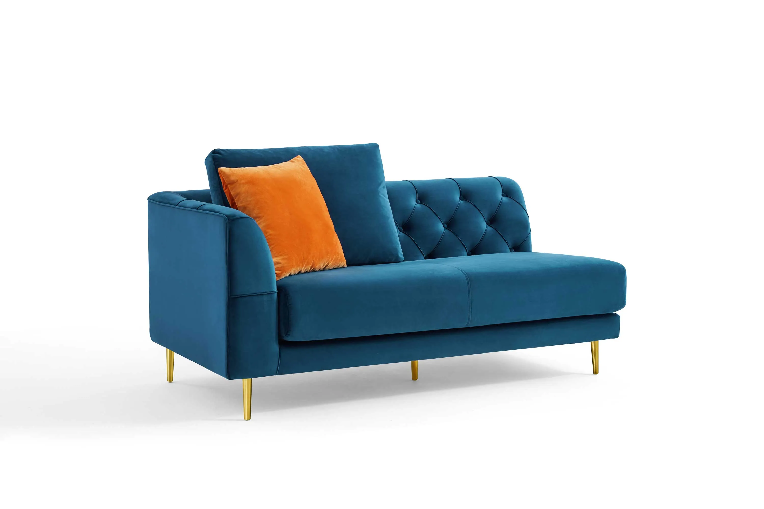 Rubeza Cricket 2 Seater/Chaise - Dark Blue