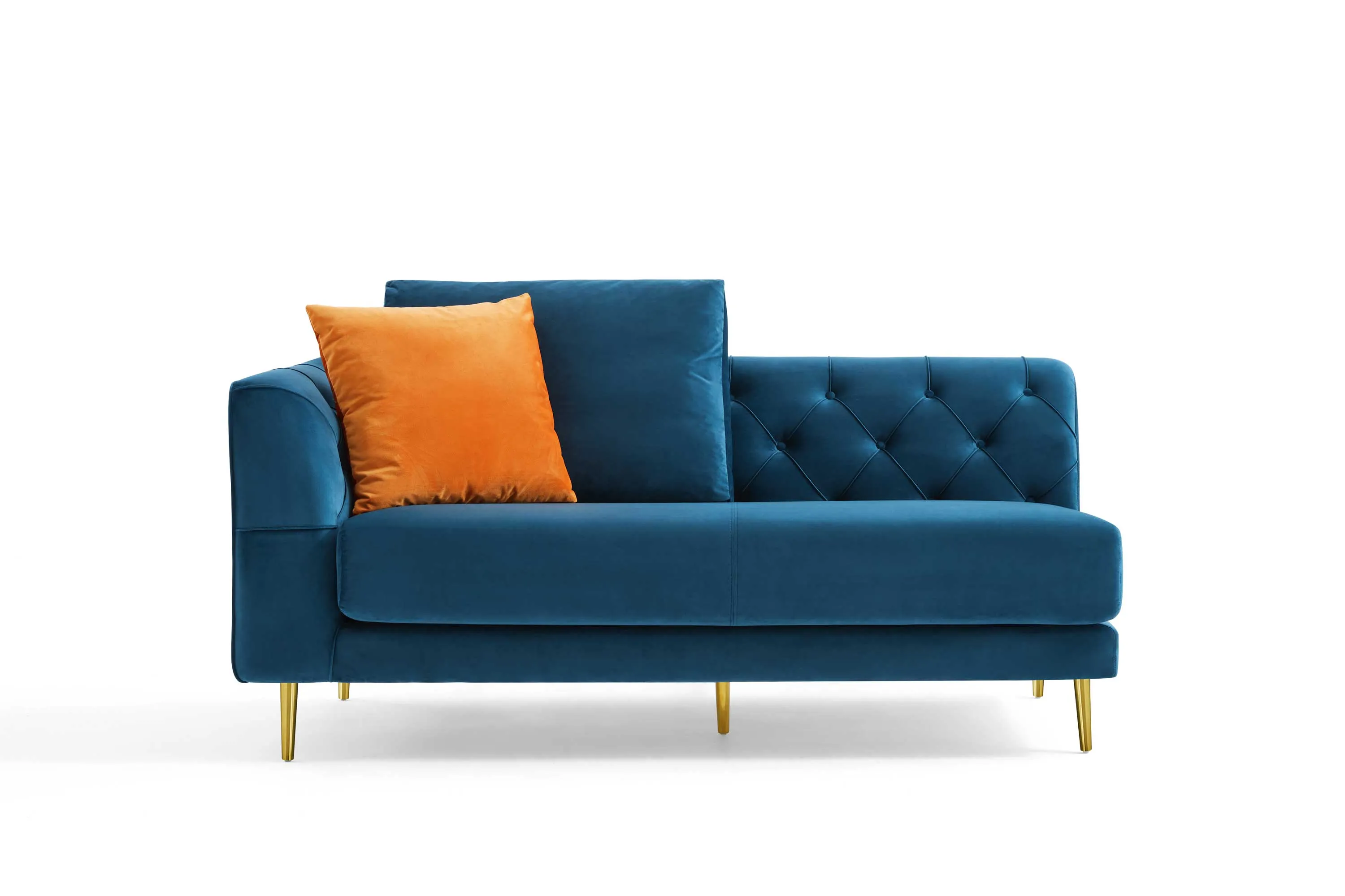 Rubeza Cricket 2 Seater/Chaise - Dark Blue