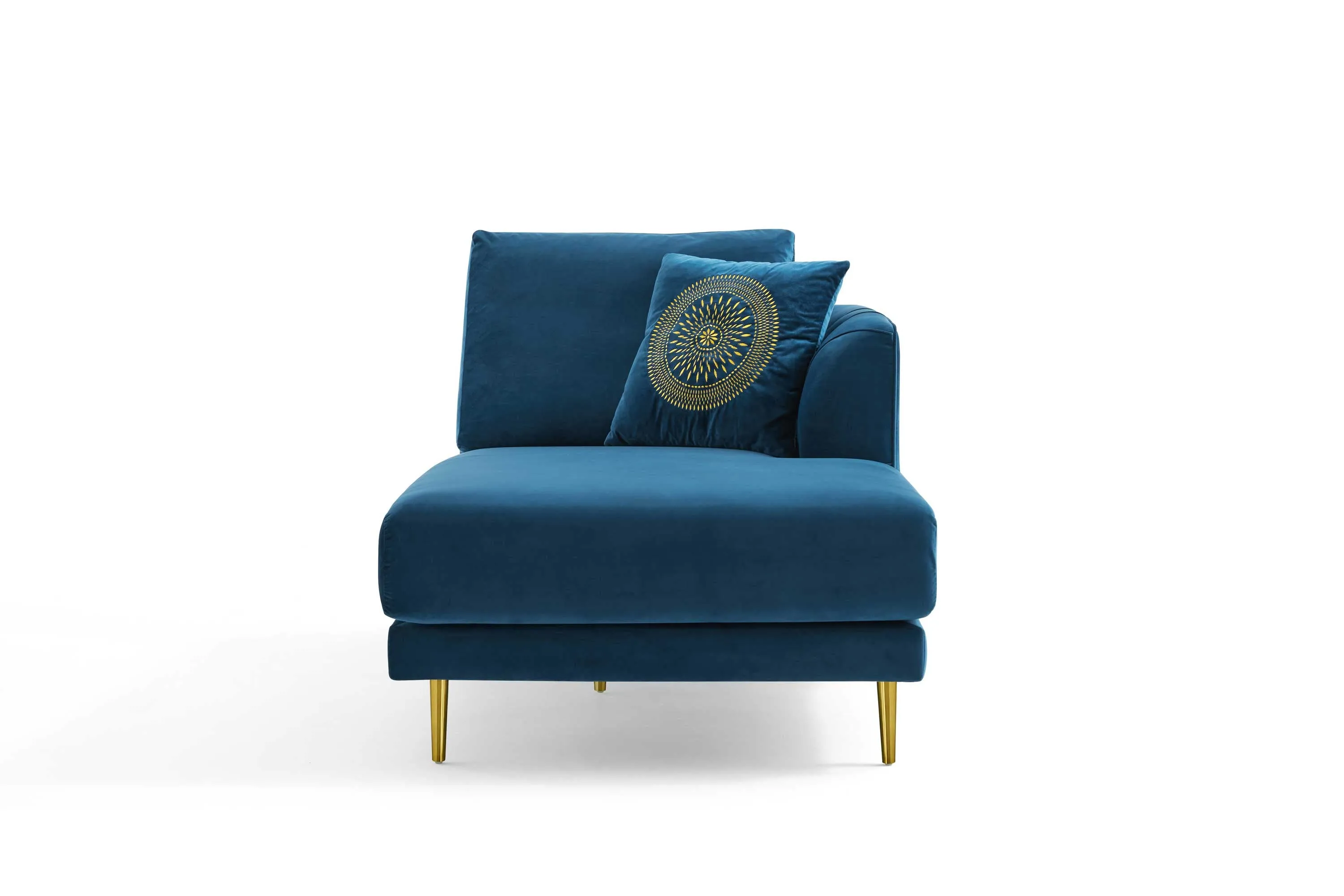 Rubeza Cricket 2 Seater/Chaise - Dark Blue