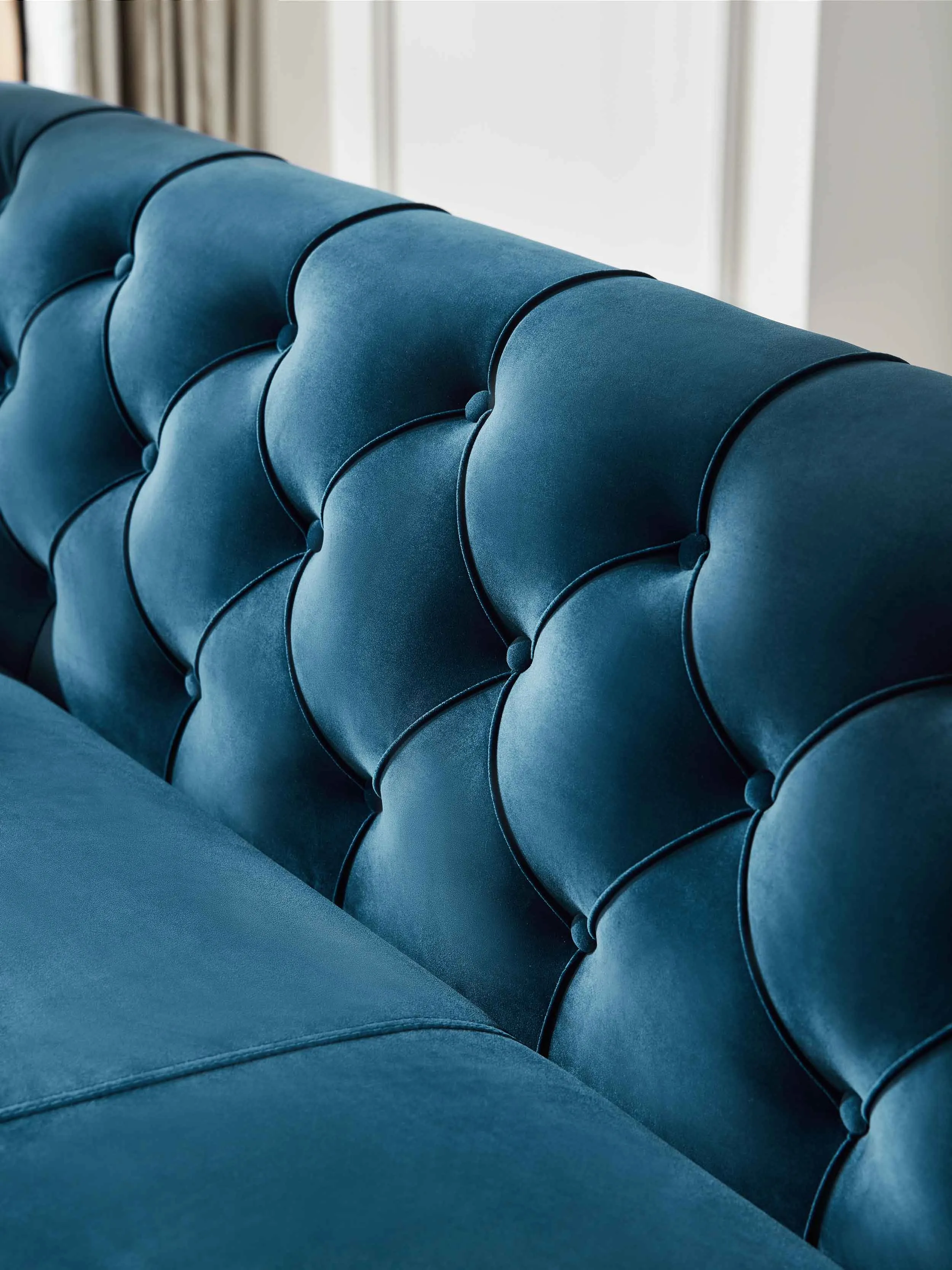Rubeza Cricket 2 Seater/Chaise - Dark Blue
