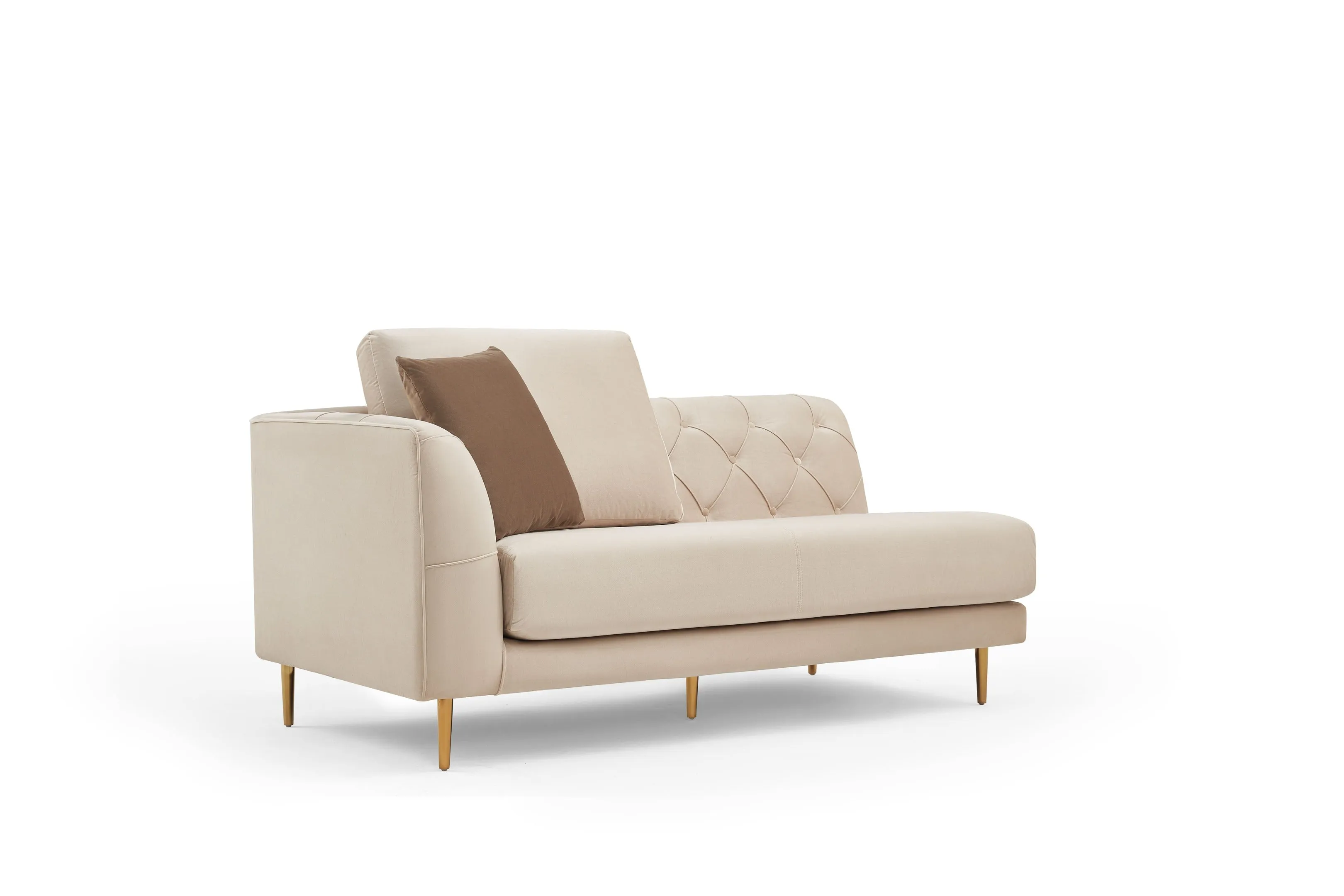 Rubeza Cricket 2 Seater/Chaise - Warm Sand