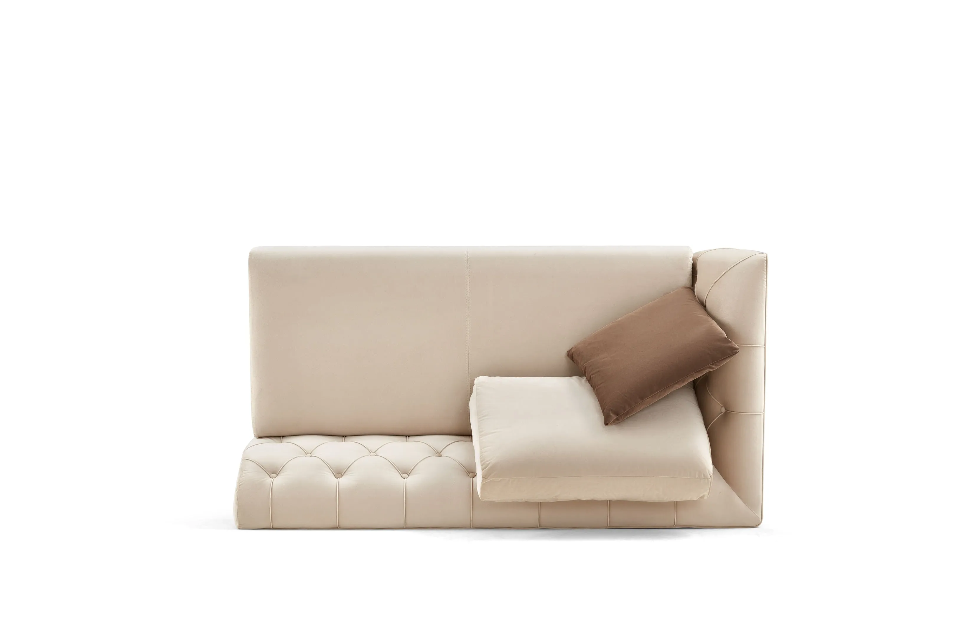 Rubeza Cricket 2 Seater/Chaise - Warm Sand