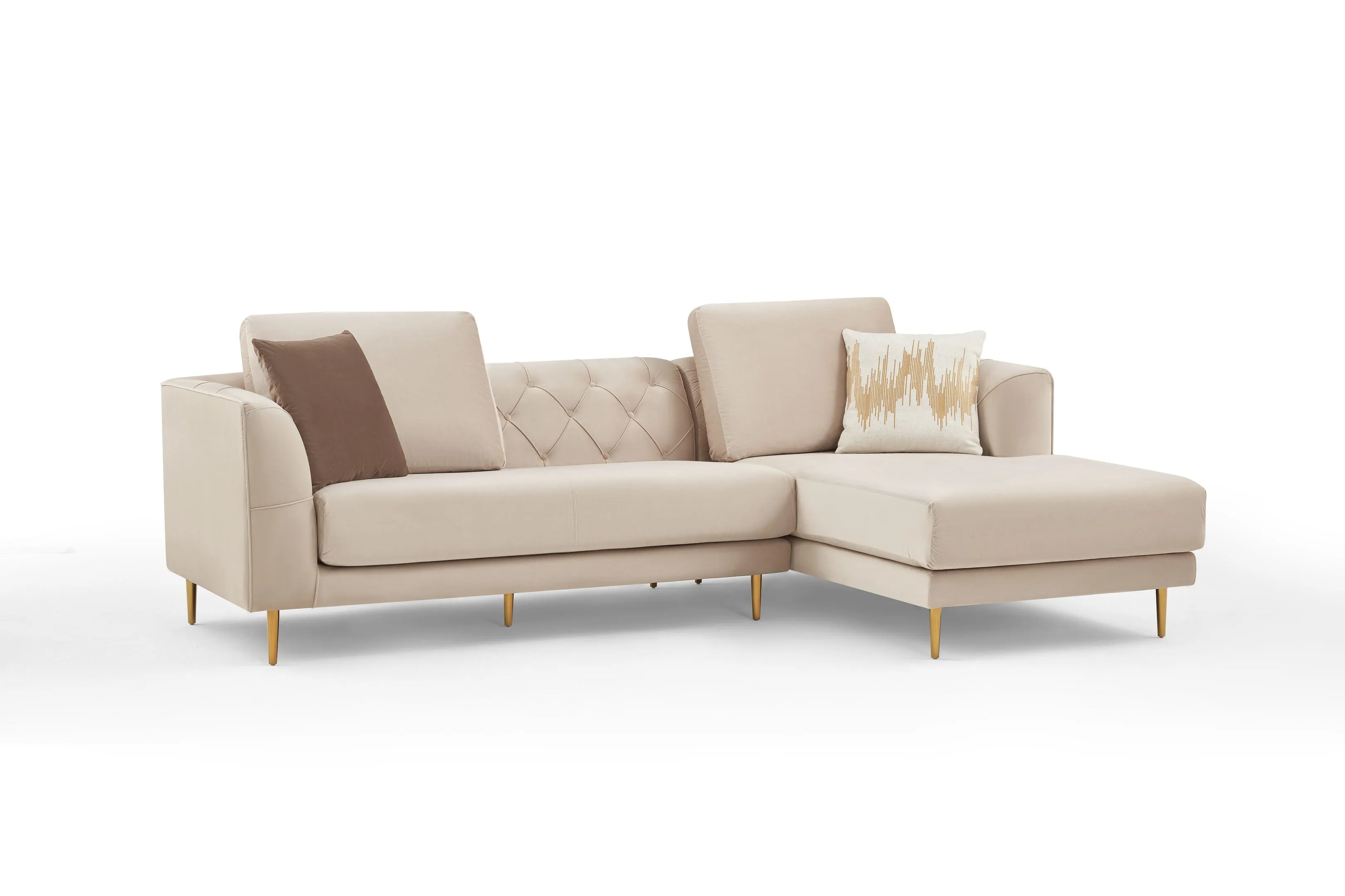 Rubeza Cricket 2 Seater/Chaise - Warm Sand