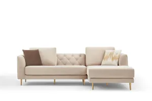 Rubeza Cricket 2 Seater/Chaise - Warm Sand