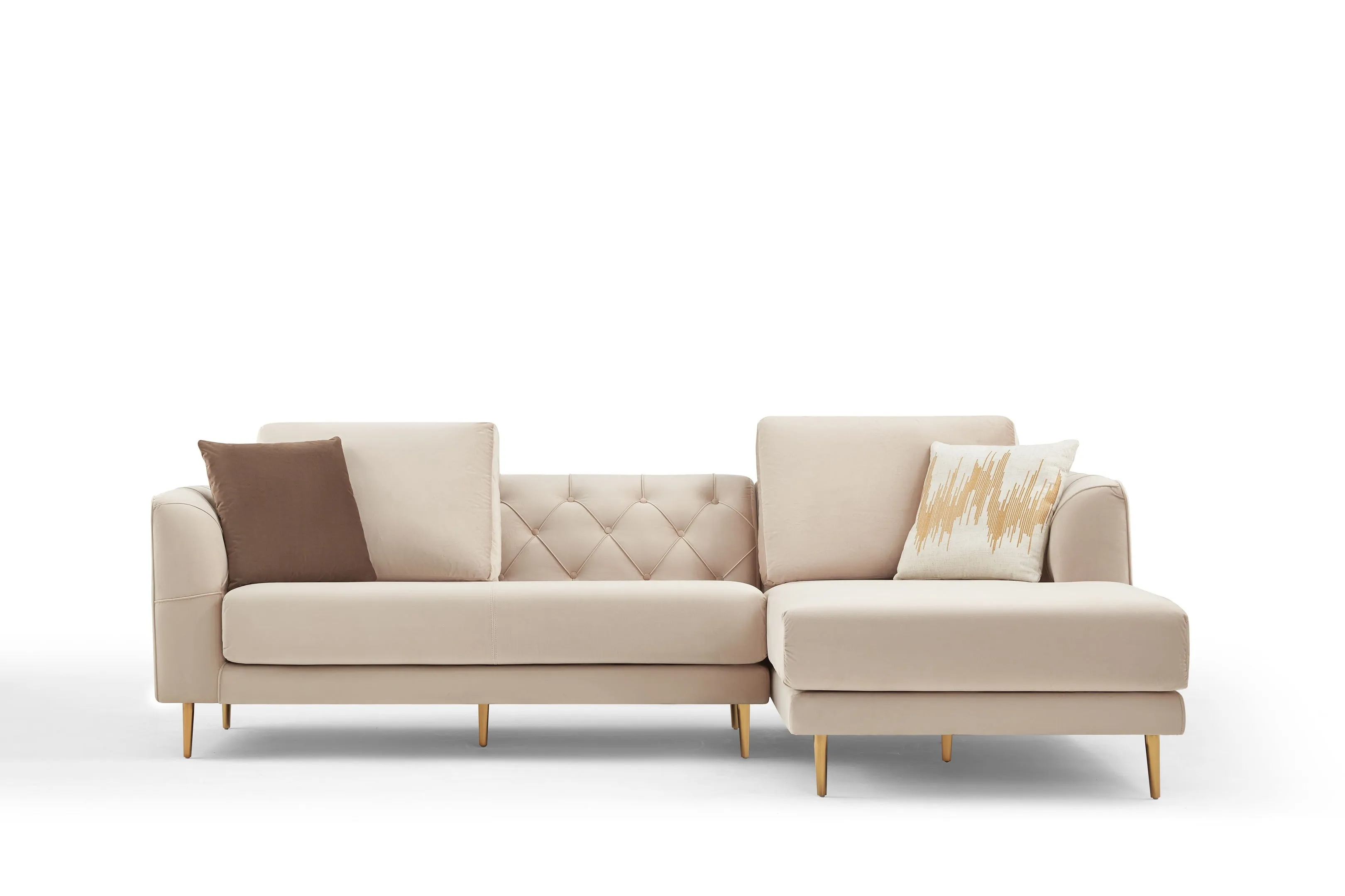 Rubeza Cricket 2 Seater/Chaise - Warm Sand