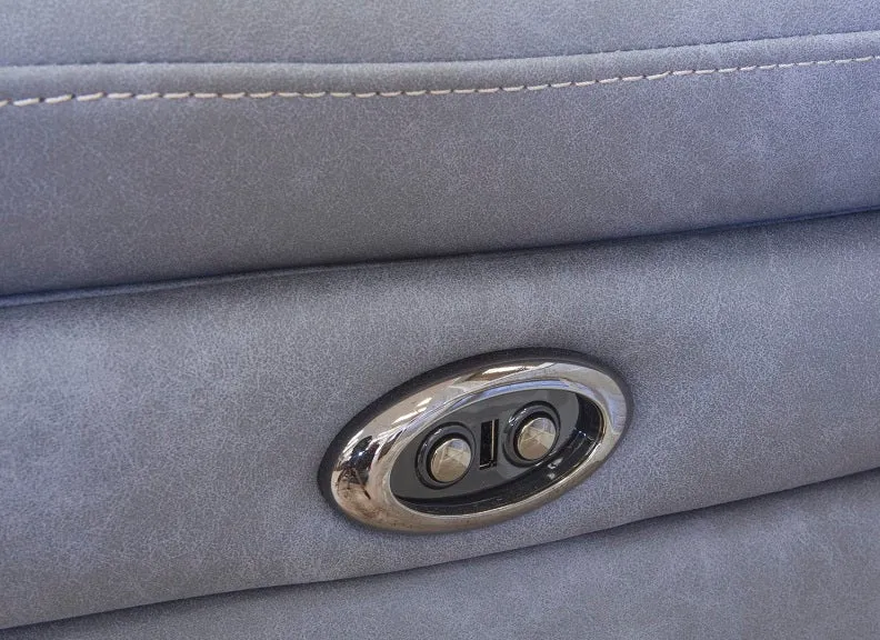 Santino 3RR 2RR Powered Sofas - Slate