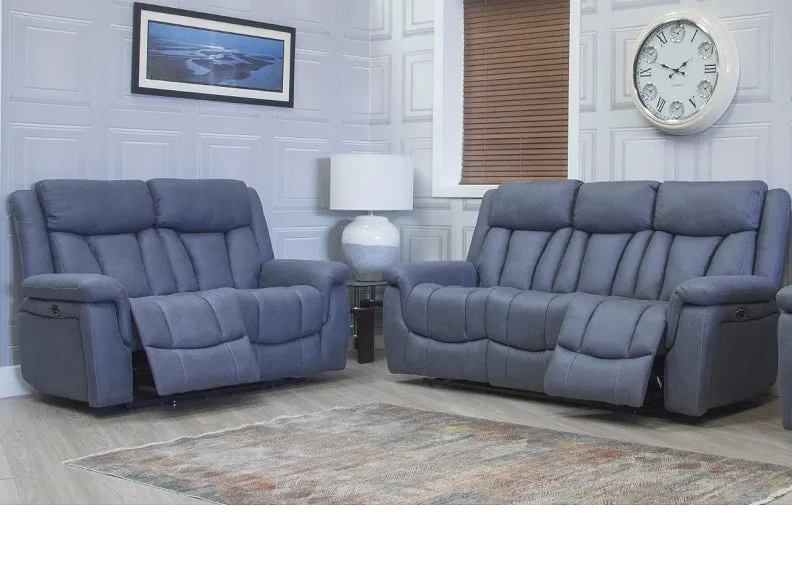 Santino 3RR 2RR Powered Sofas - Slate