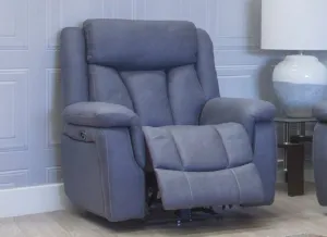 Santino Powered Reclining Armchair - Slate