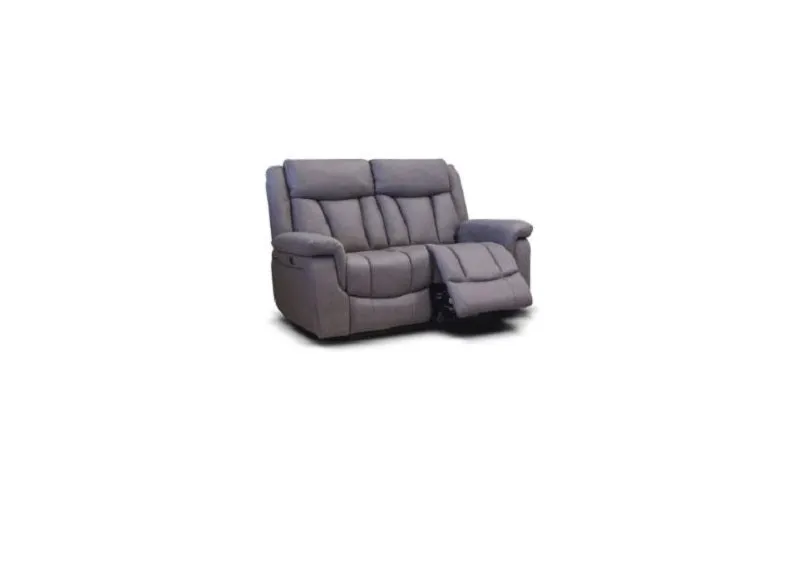 Santino Two Seat Powered Recliner - Grey