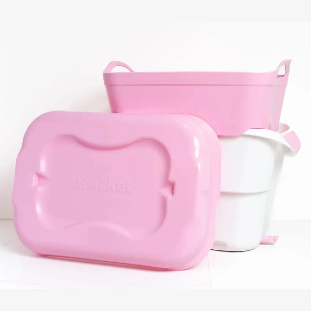Strucket 4.5L Mini Strainer Bucket with Lid